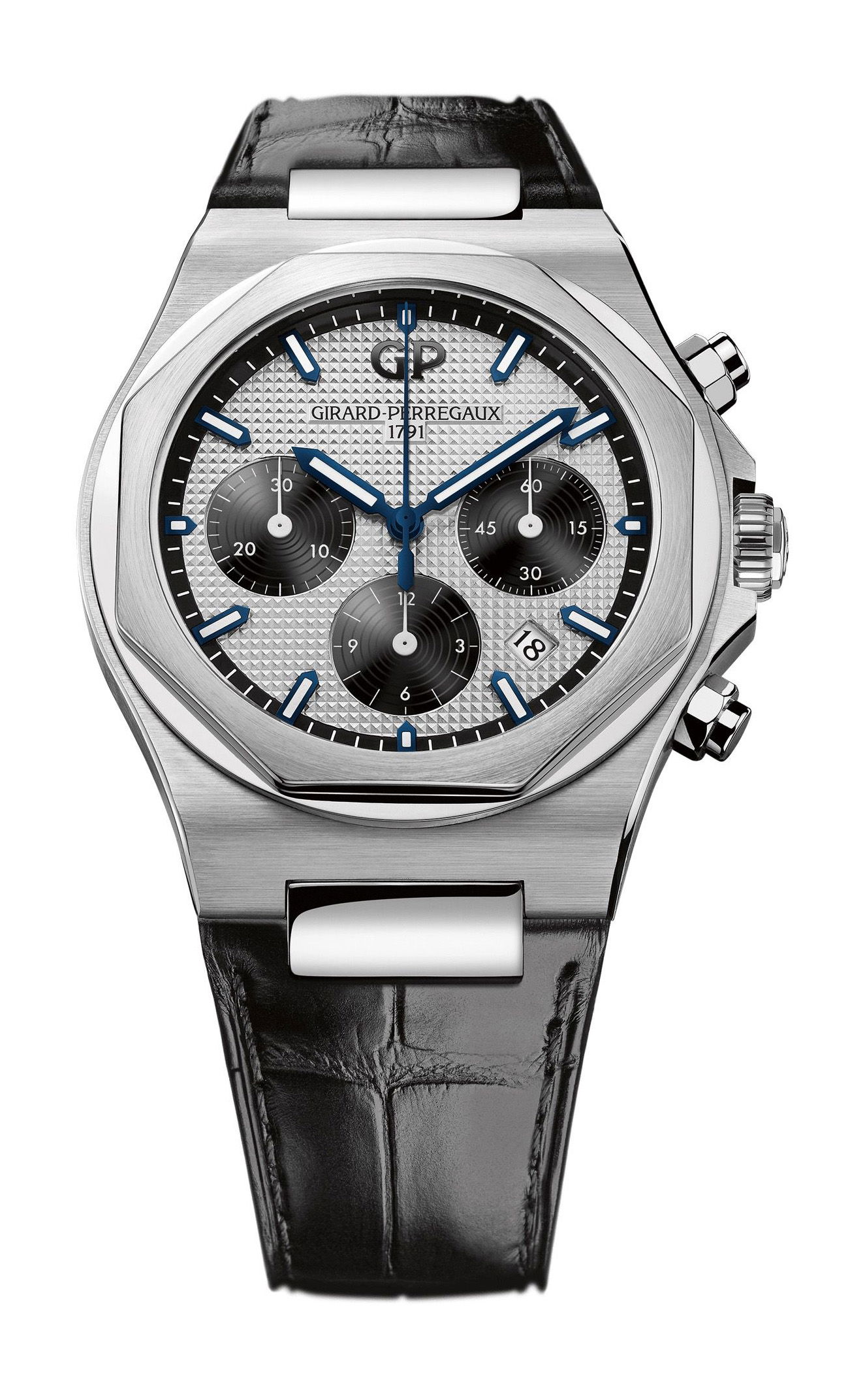 Girard-Perregaux Laureato Chronograph 42 mm luxury timepiece - detailed view