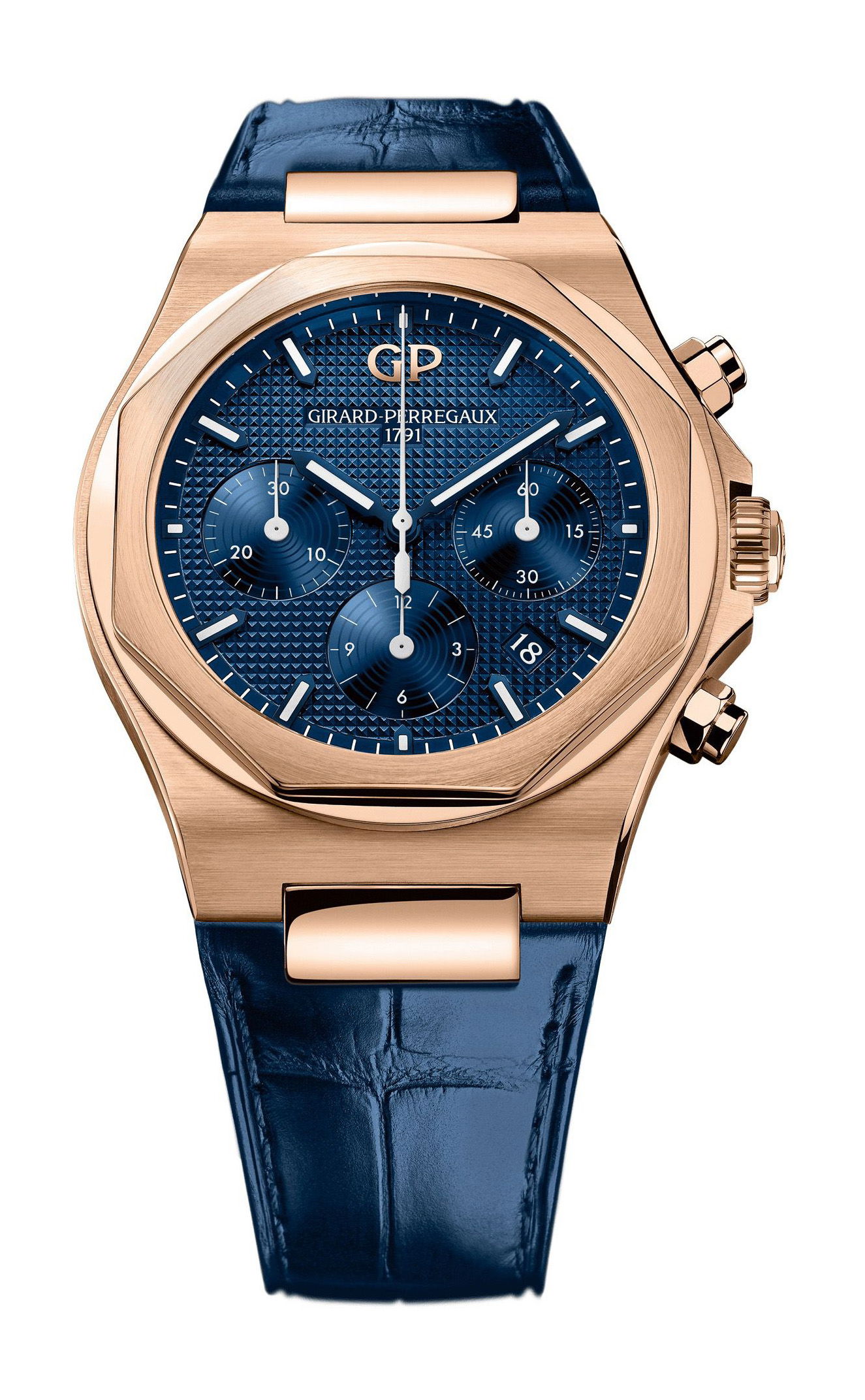 Girard-Perregaux Laureato Chronograph 42 mm luxury timepiece - detailed view
