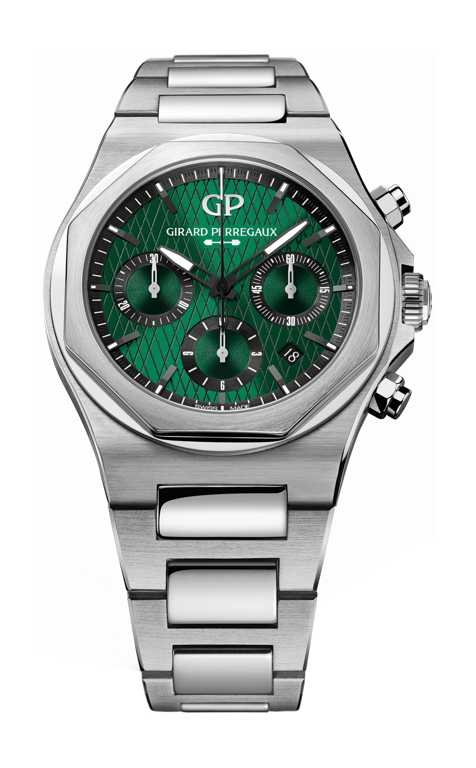 Girard-Perregaux Laureato Chronograph – Aston Martin Edition luxury timepiece - detailed view