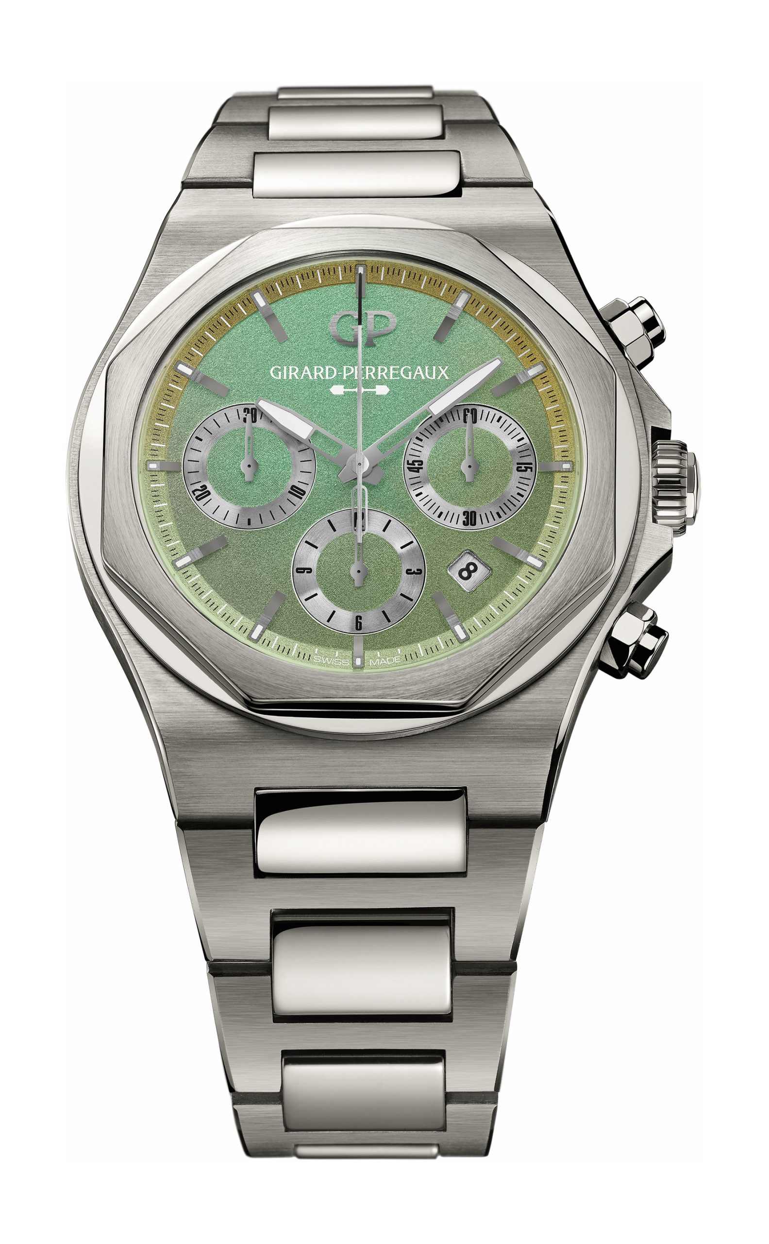 Girard-Perregaux Laureato Chronograph Aston Martin Edition luxury timepiece - detailed view