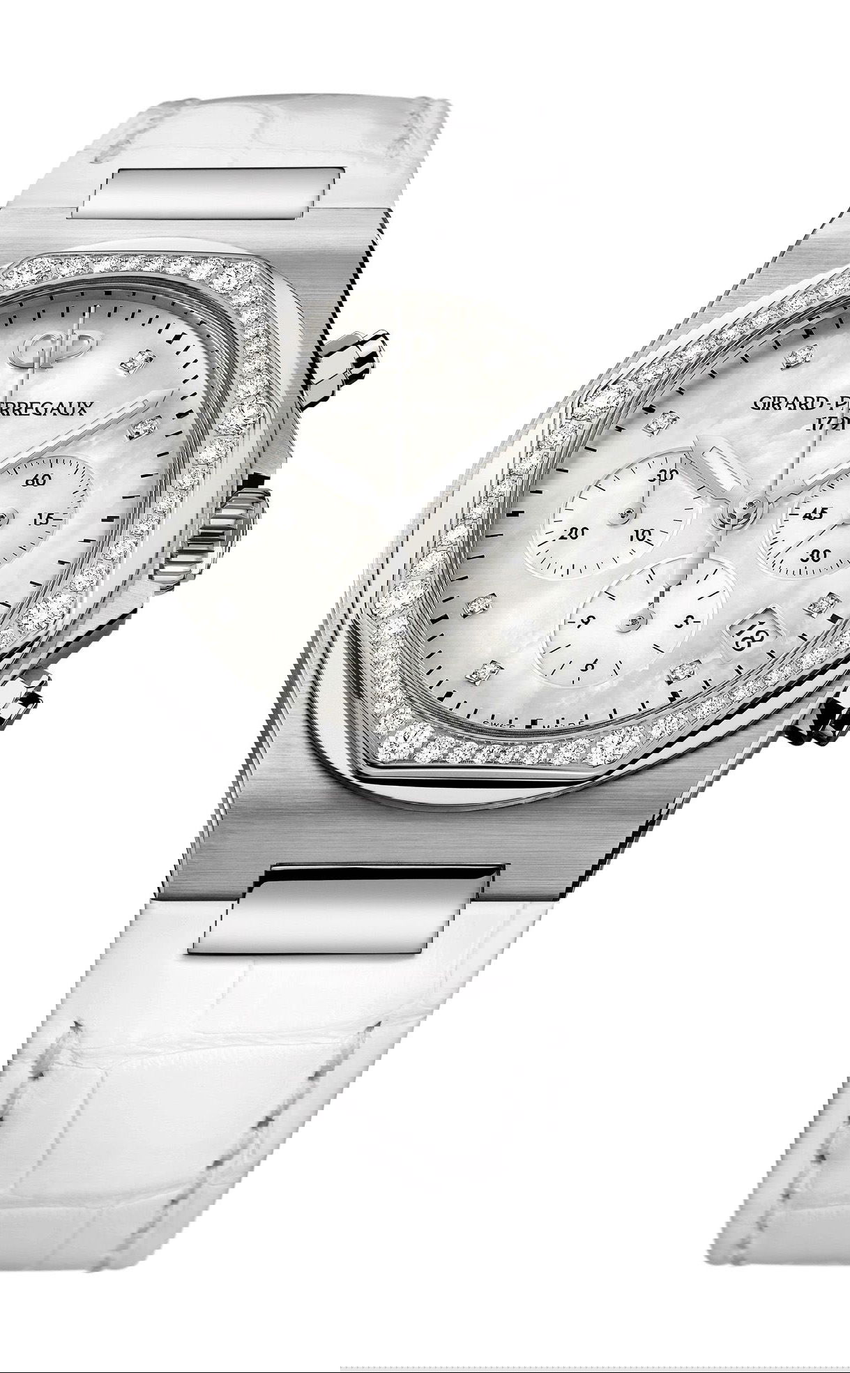 Girard-Perregaux Laureato Chronograph Lady luxury timepiece - detailed view