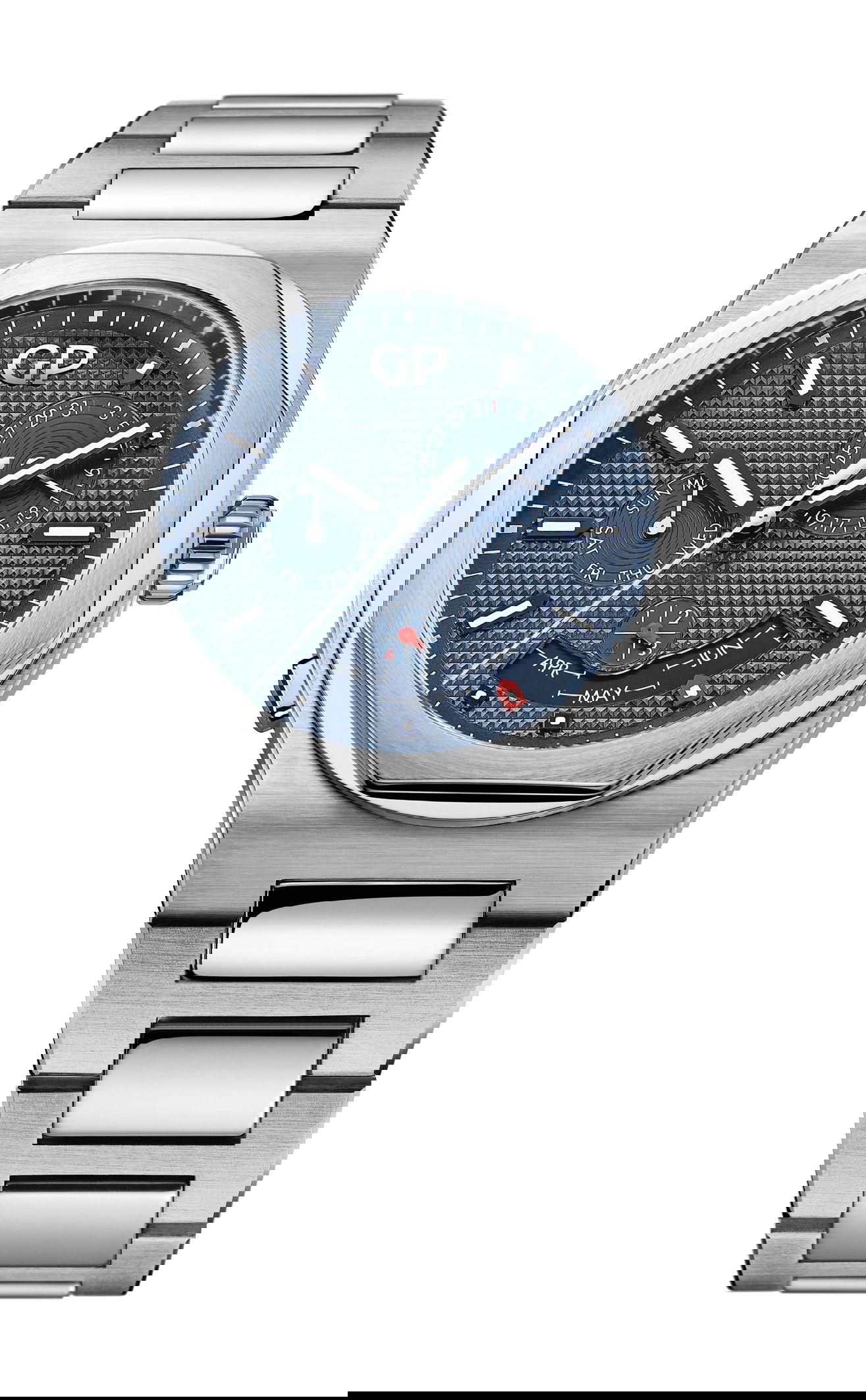 Girard-Perregaux Laureato Perpetual Calender luxury timepiece - detailed view