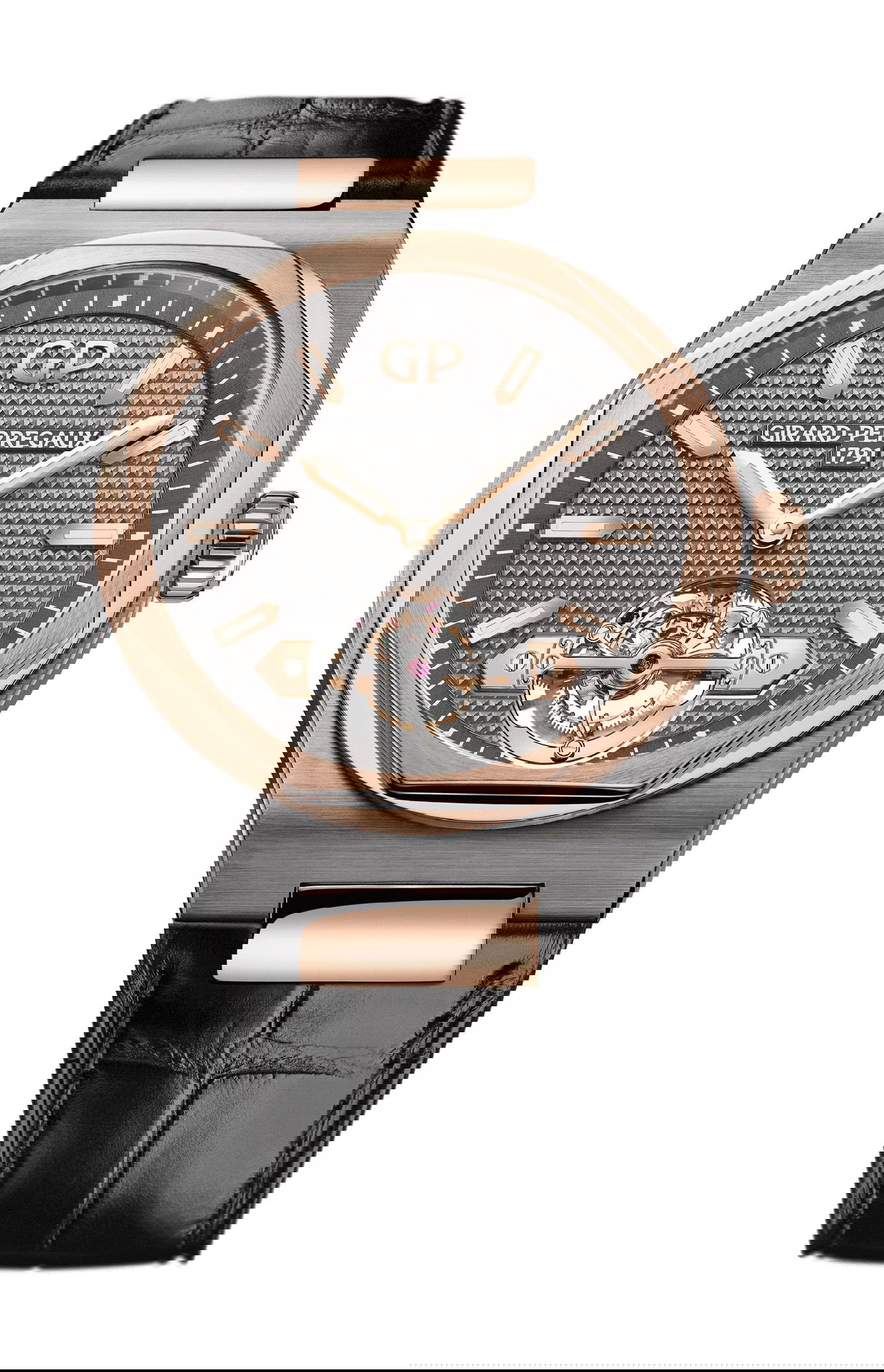 Girard-Perregaux Laureato Tourbillon luxury timepiece - detailed view