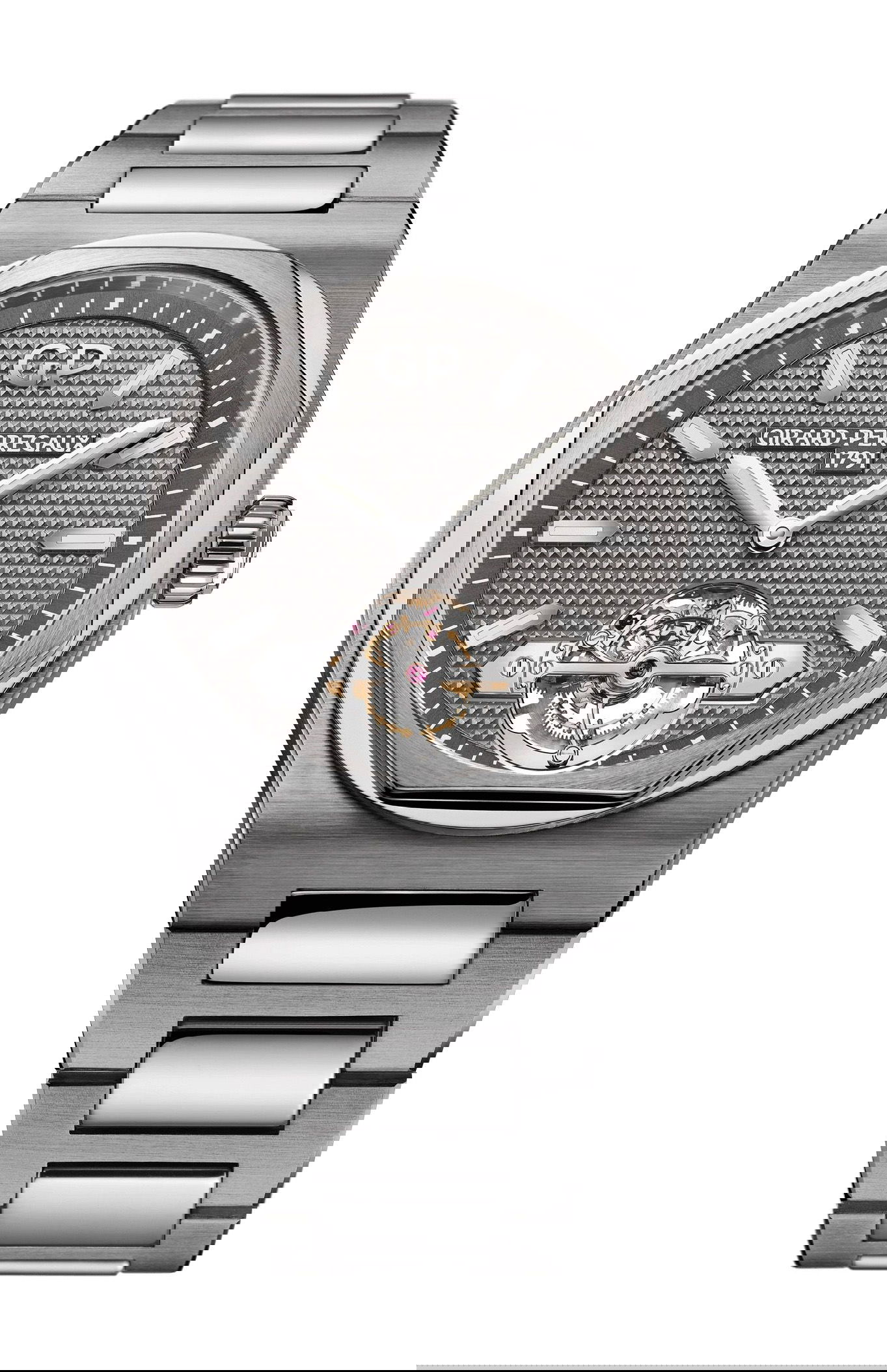 Girard-Perregaux Laureato Tourbillon luxury timepiece - detailed view