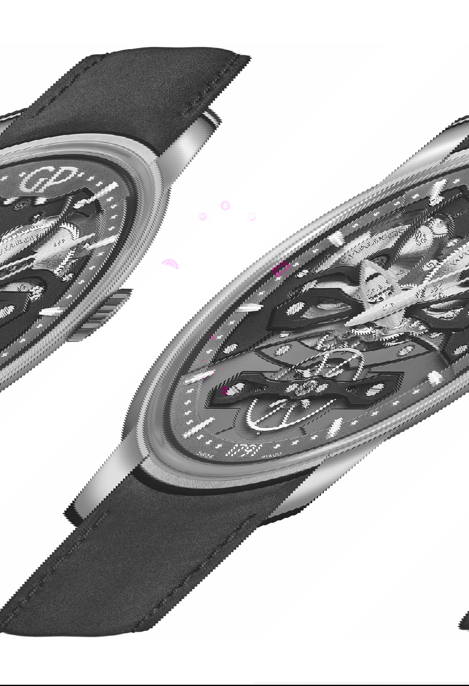 Girard-Perregaux Neo Bridges luxury timepiece - detailed view