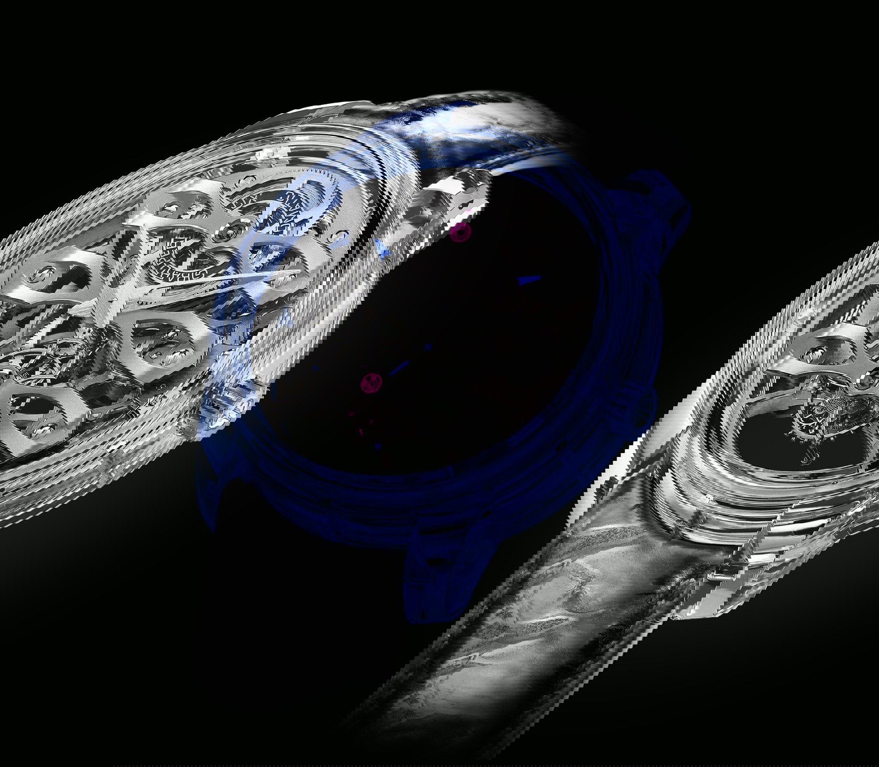 Girard-Perregaux Bridges Quasar Azure - View 3