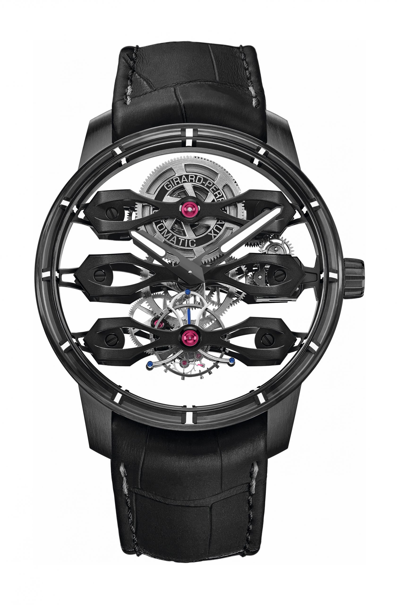 Girard-Perregaux Tourbillon with Three Flying Bridges – Aston Martin Edition luxury timepiece - detailed view