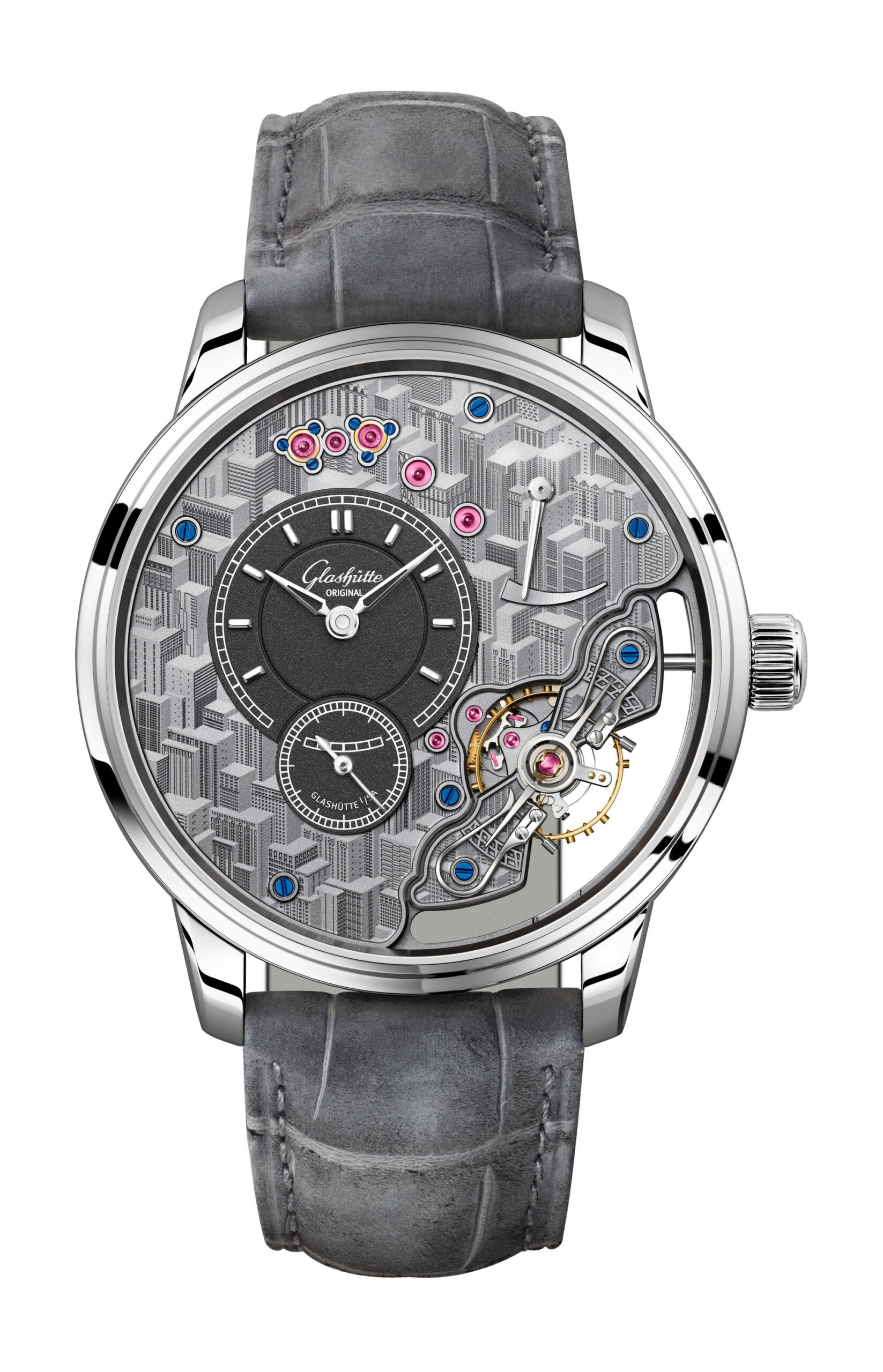 Glashütte Original PanoInverse Limited Edition luxury timepiece - detailed view