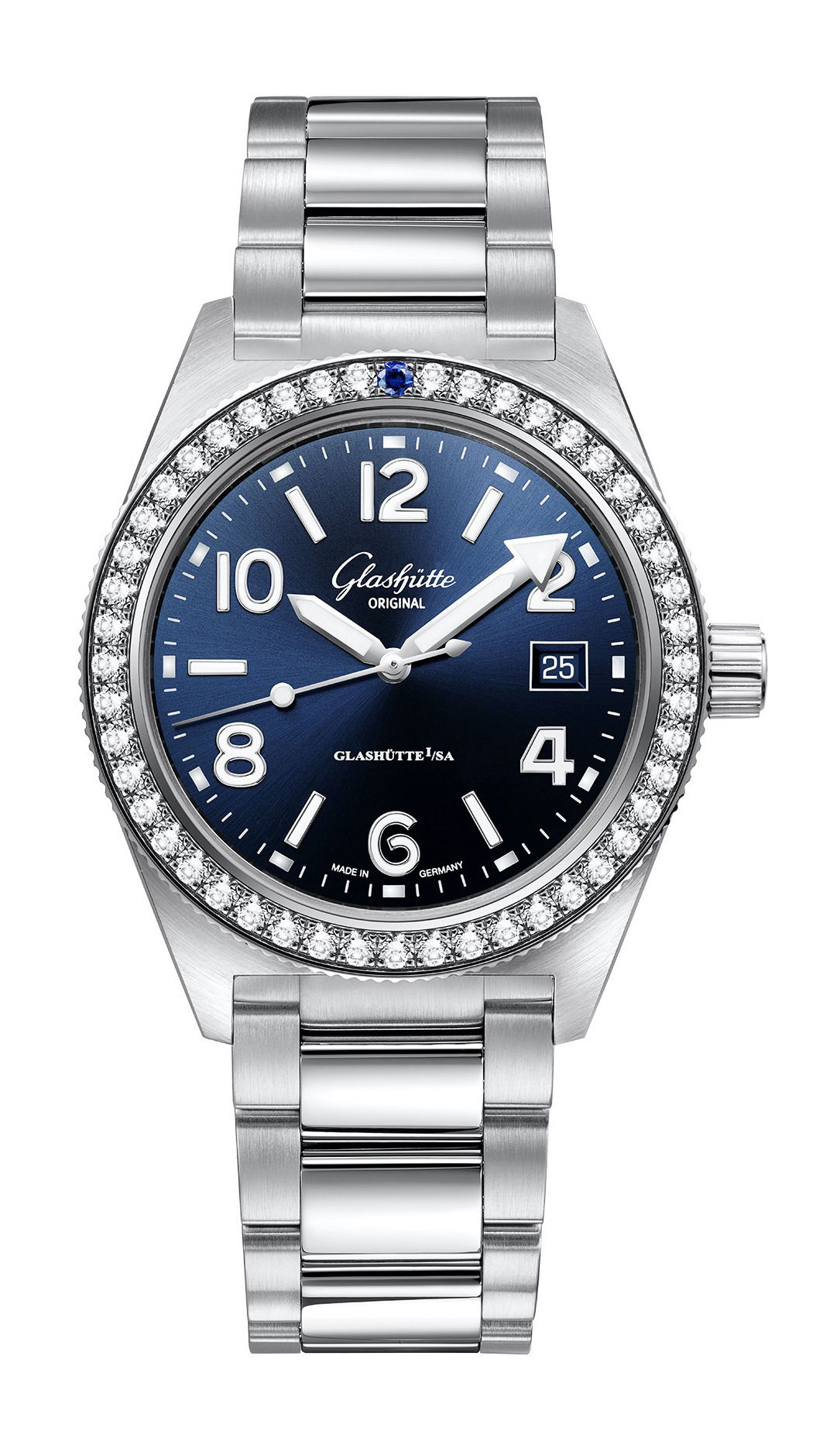 Glashütte Original SeaQ luxury timepiece - detailed view