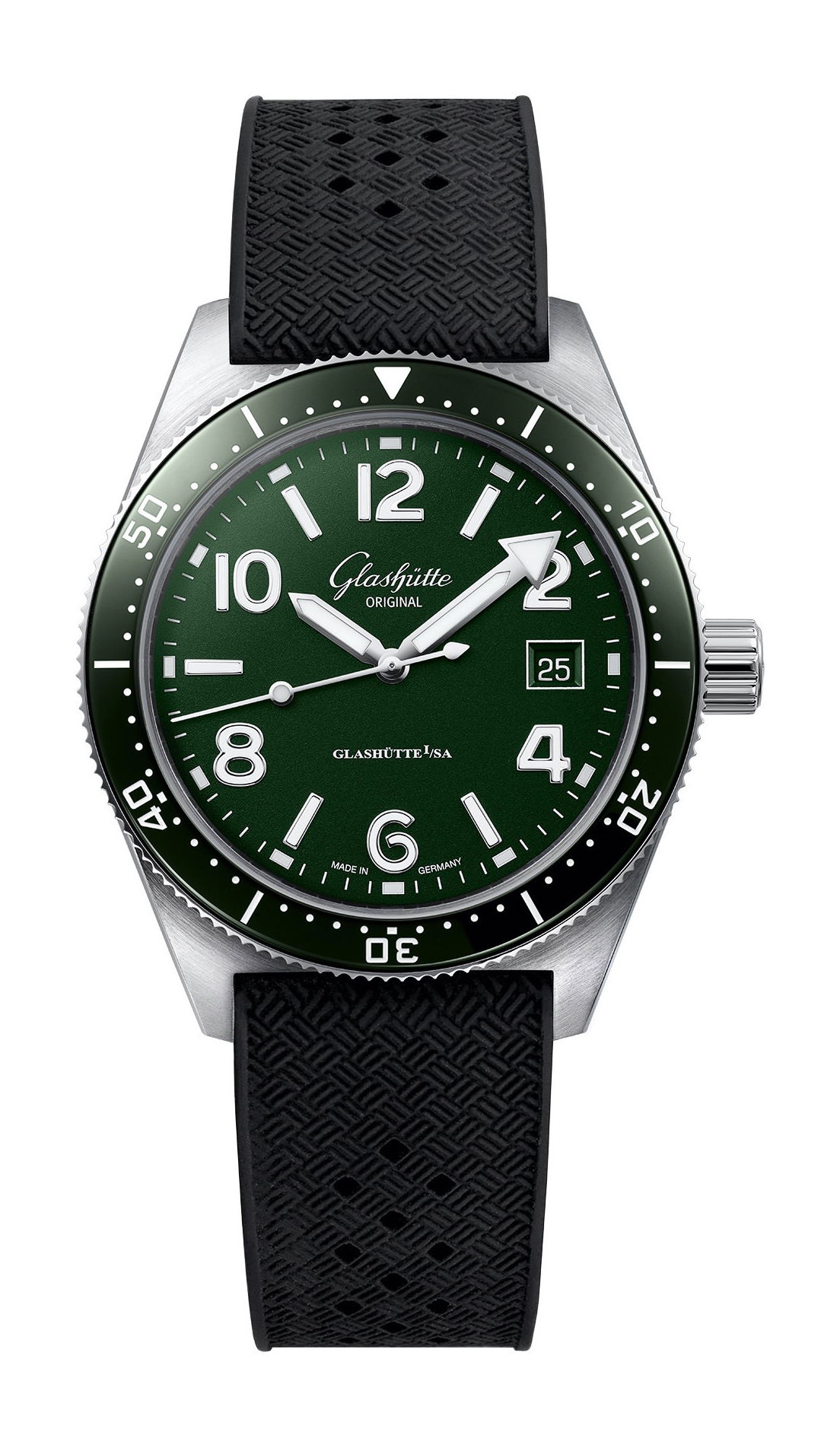 Glashütte Original SeaQ luxury timepiece - detailed view