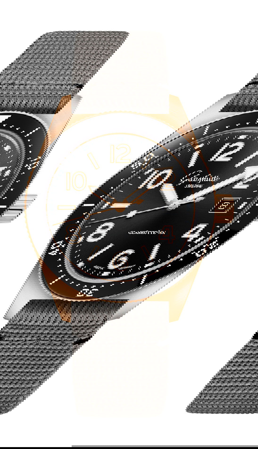 Glashütte Original SeaQ luxury timepiece - detailed view