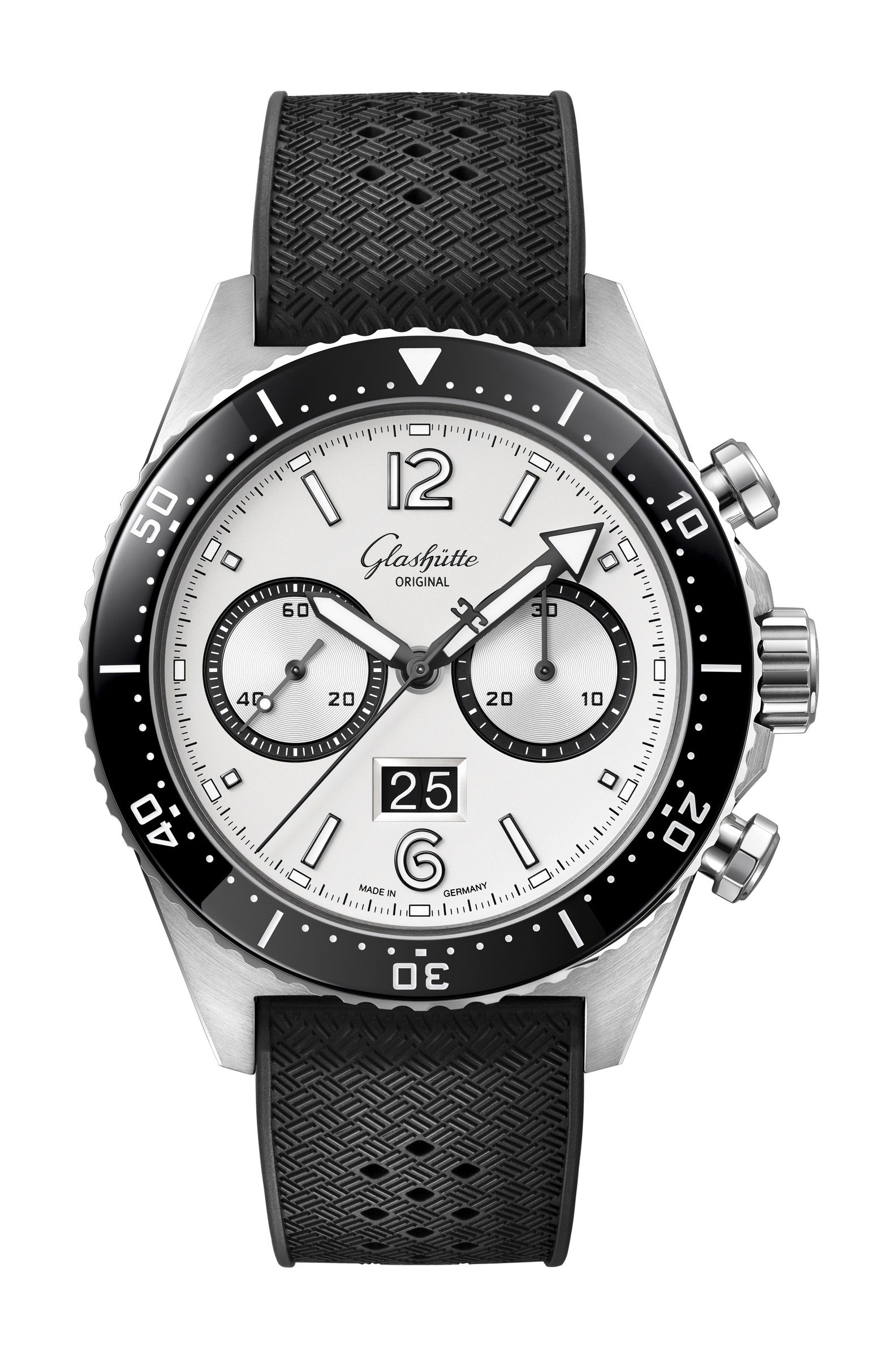 Glashütte Original SeaQ Chronograph luxury timepiece - detailed view