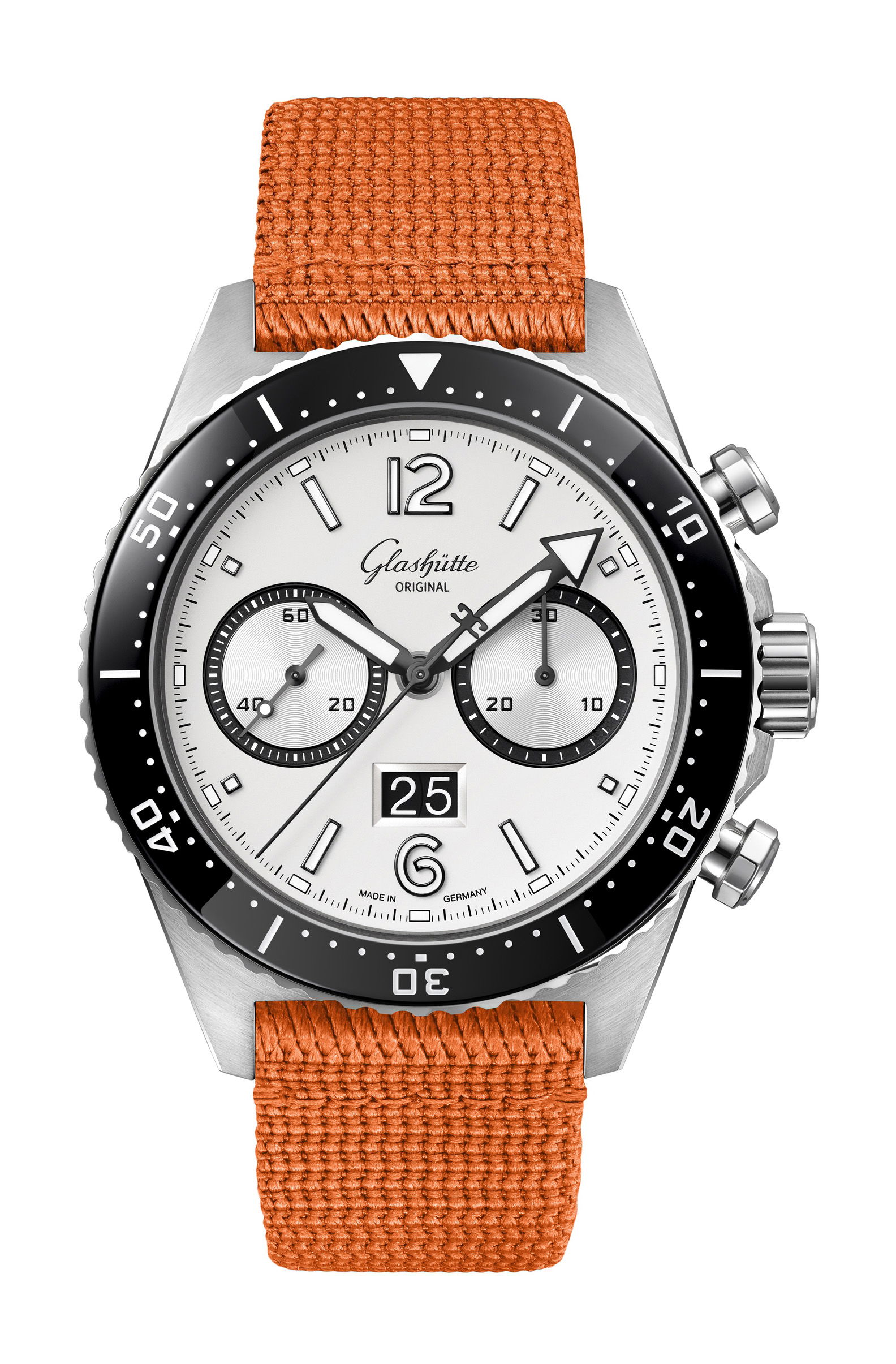 Glashütte Original SeaQ Chronograph luxury timepiece - detailed view
