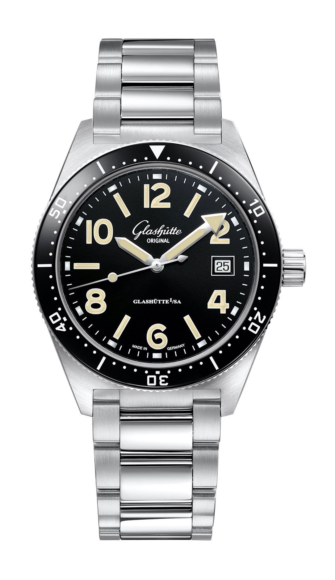 Glashütte Original SeaQ Series luxury timepiece - detailed view