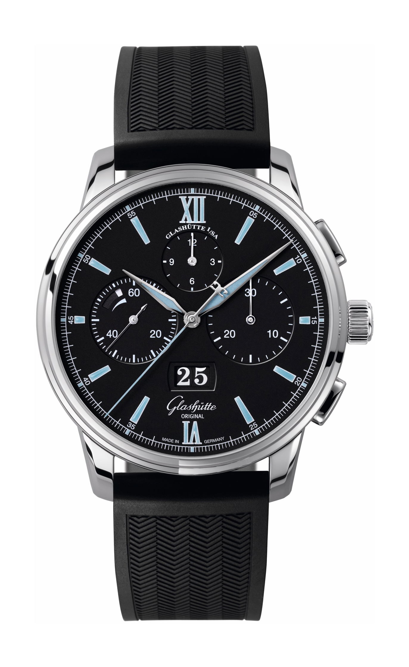 Glashütte Original Senator Chronograph luxury timepiece - detailed view