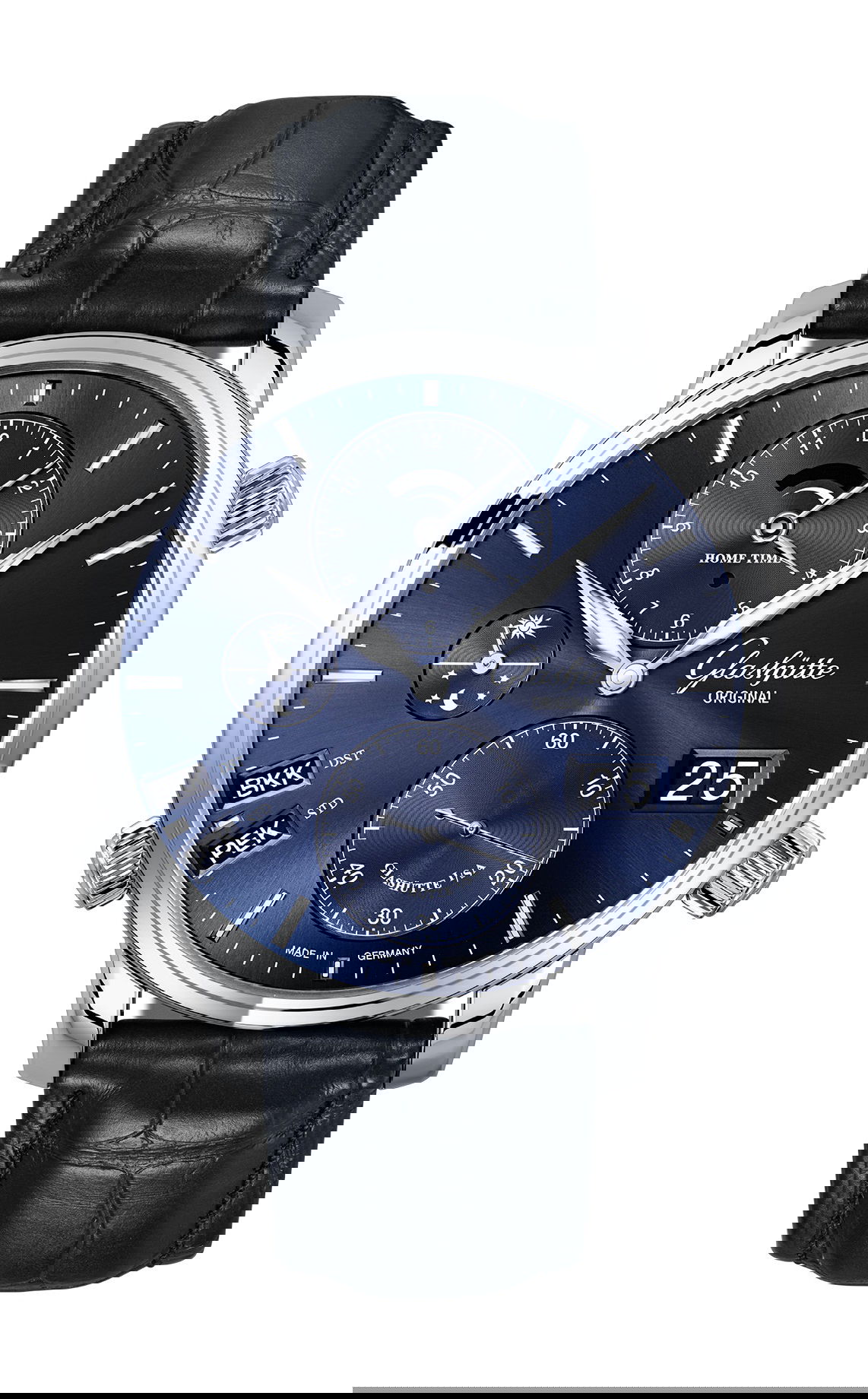 Glashütte Original Senator Cosmopolite luxury timepiece - detailed view
