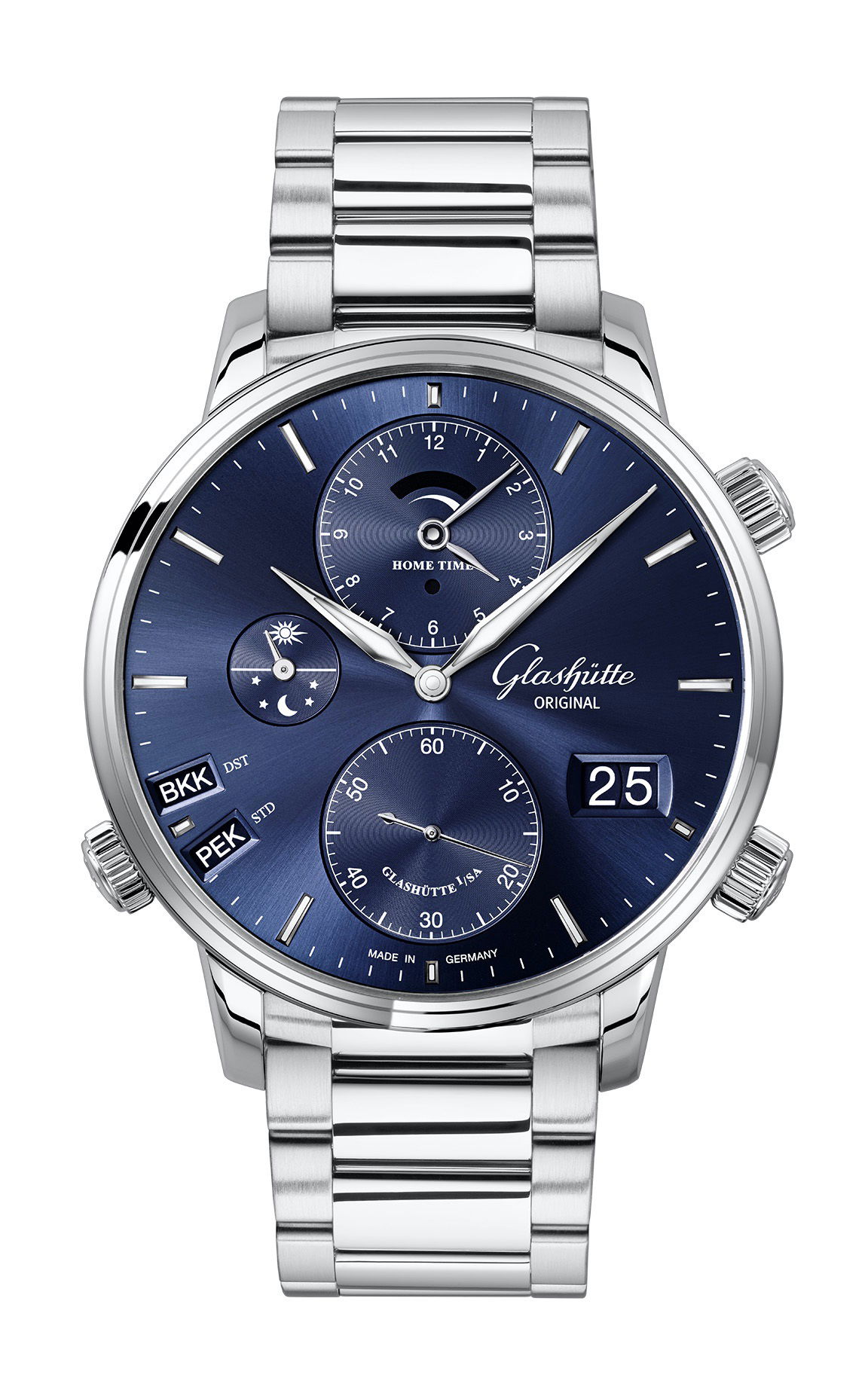 Glashütte Original Senator Cosmopolite luxury timepiece - detailed view