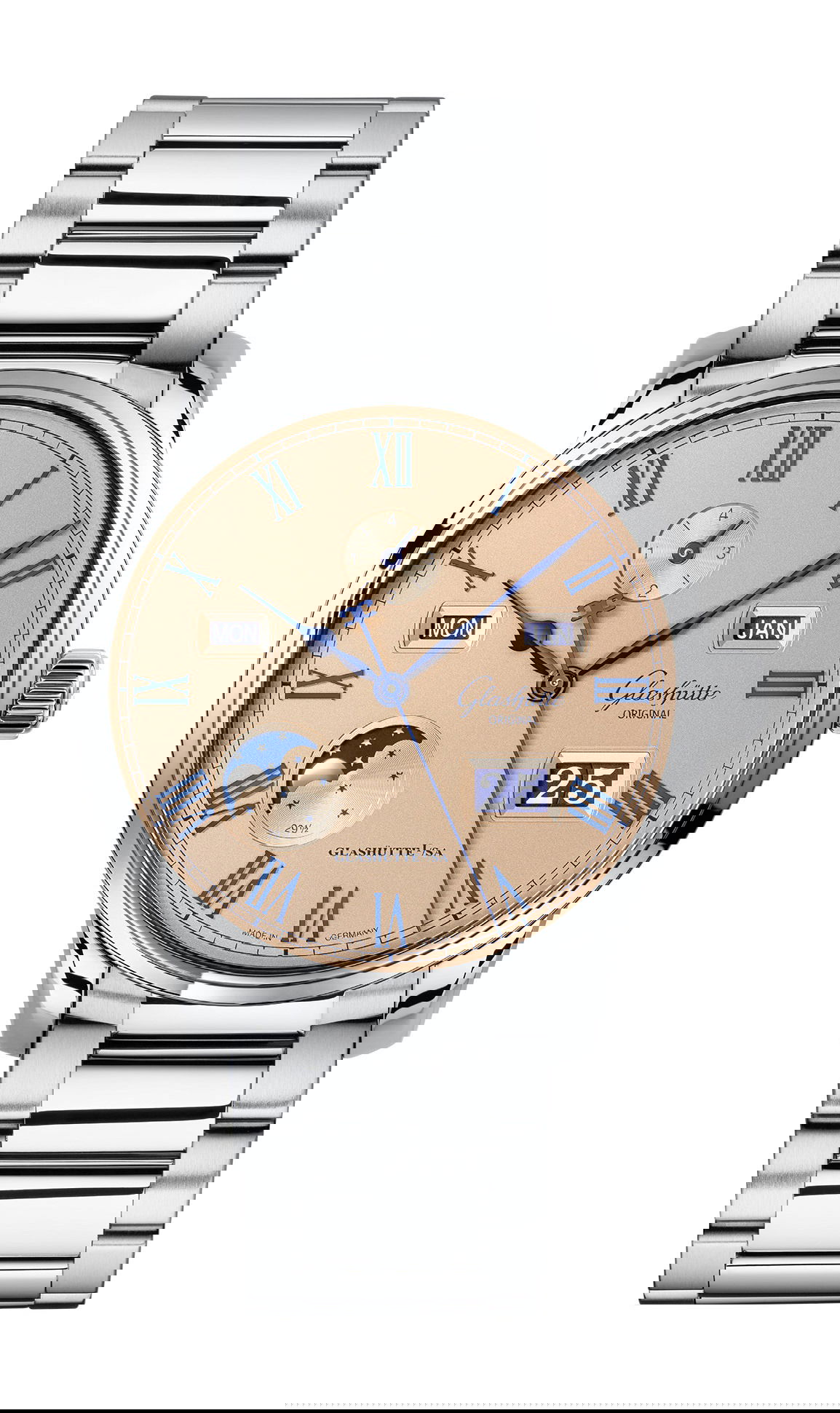 Glashütte Original Senator Excellence Perpetual Calendar luxury timepiece - detailed view