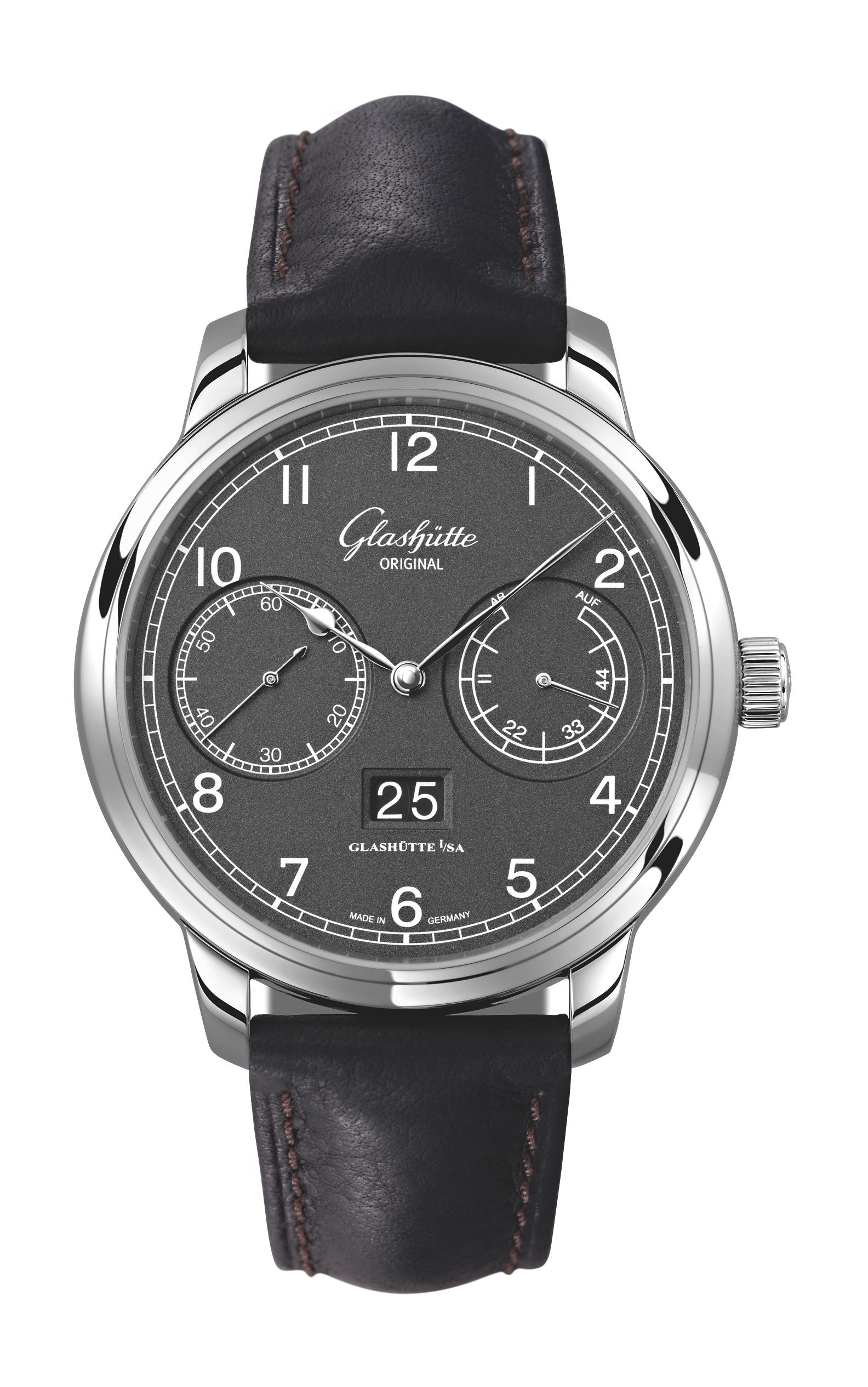 Glashütte Original Senator Observer luxury timepiece - detailed view