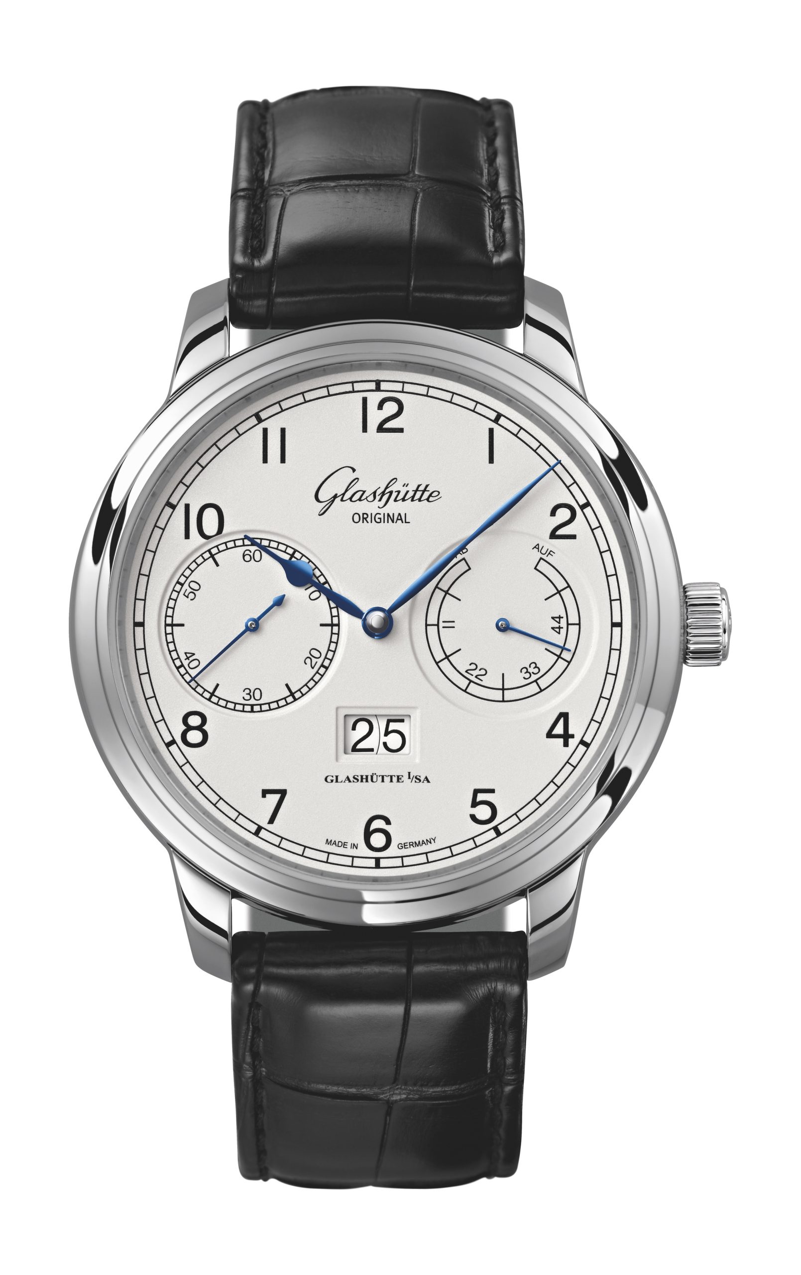 Glashütte Original Senator Observer luxury timepiece - detailed view