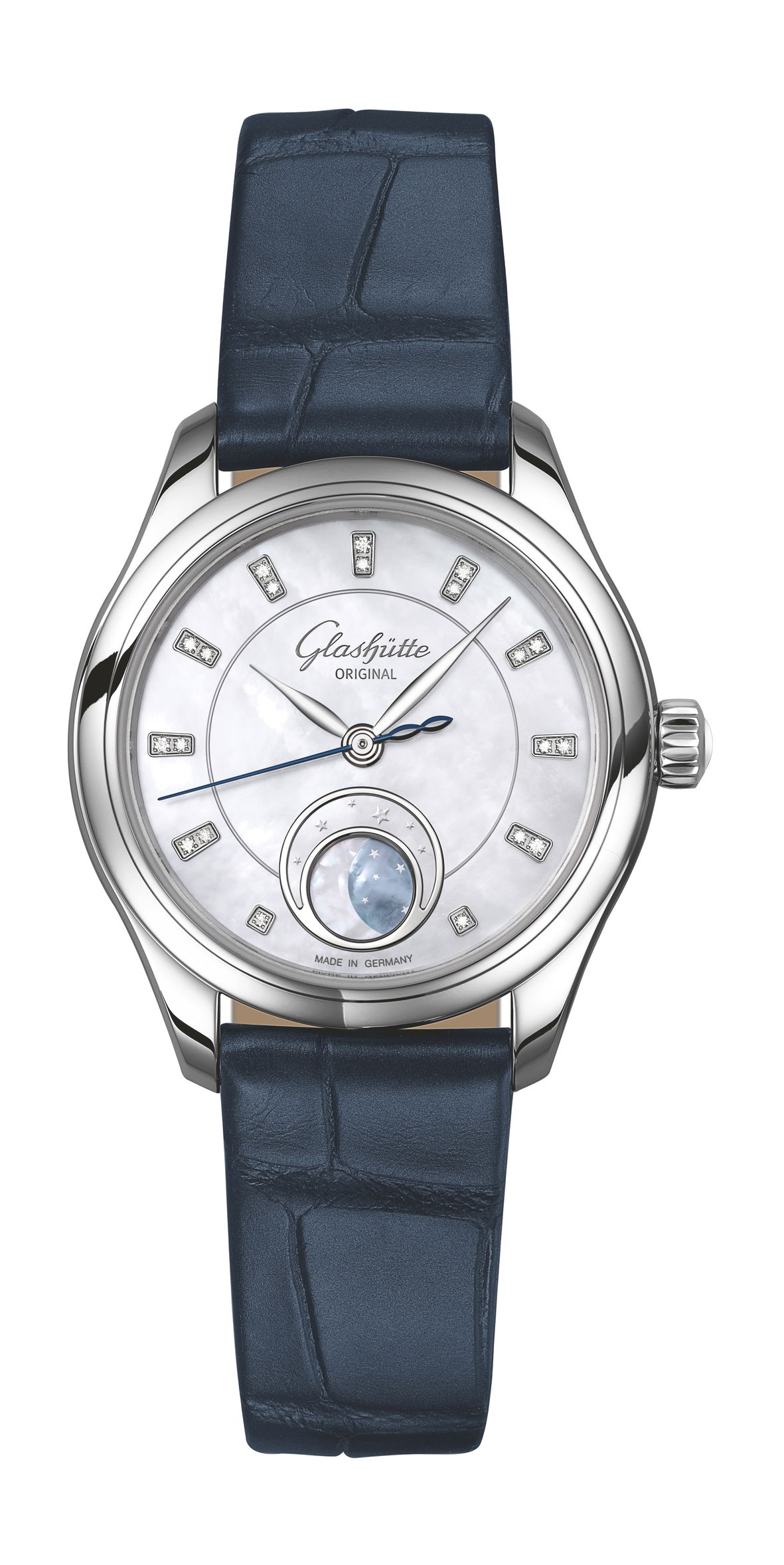 Glashütte Original Serenade Luna luxury timepiece - detailed view