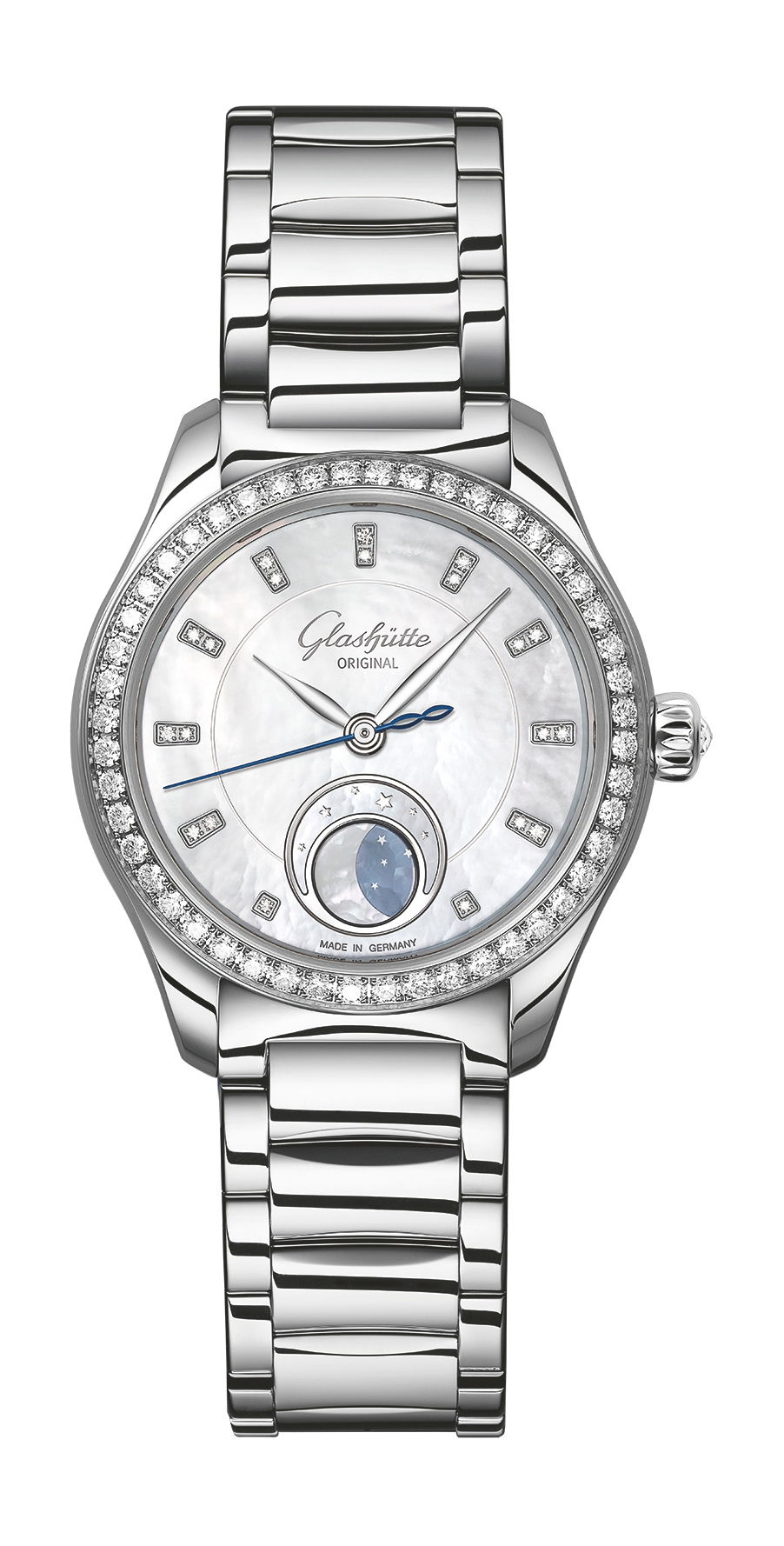 Glashütte Original Serenade Luna luxury timepiece - detailed view