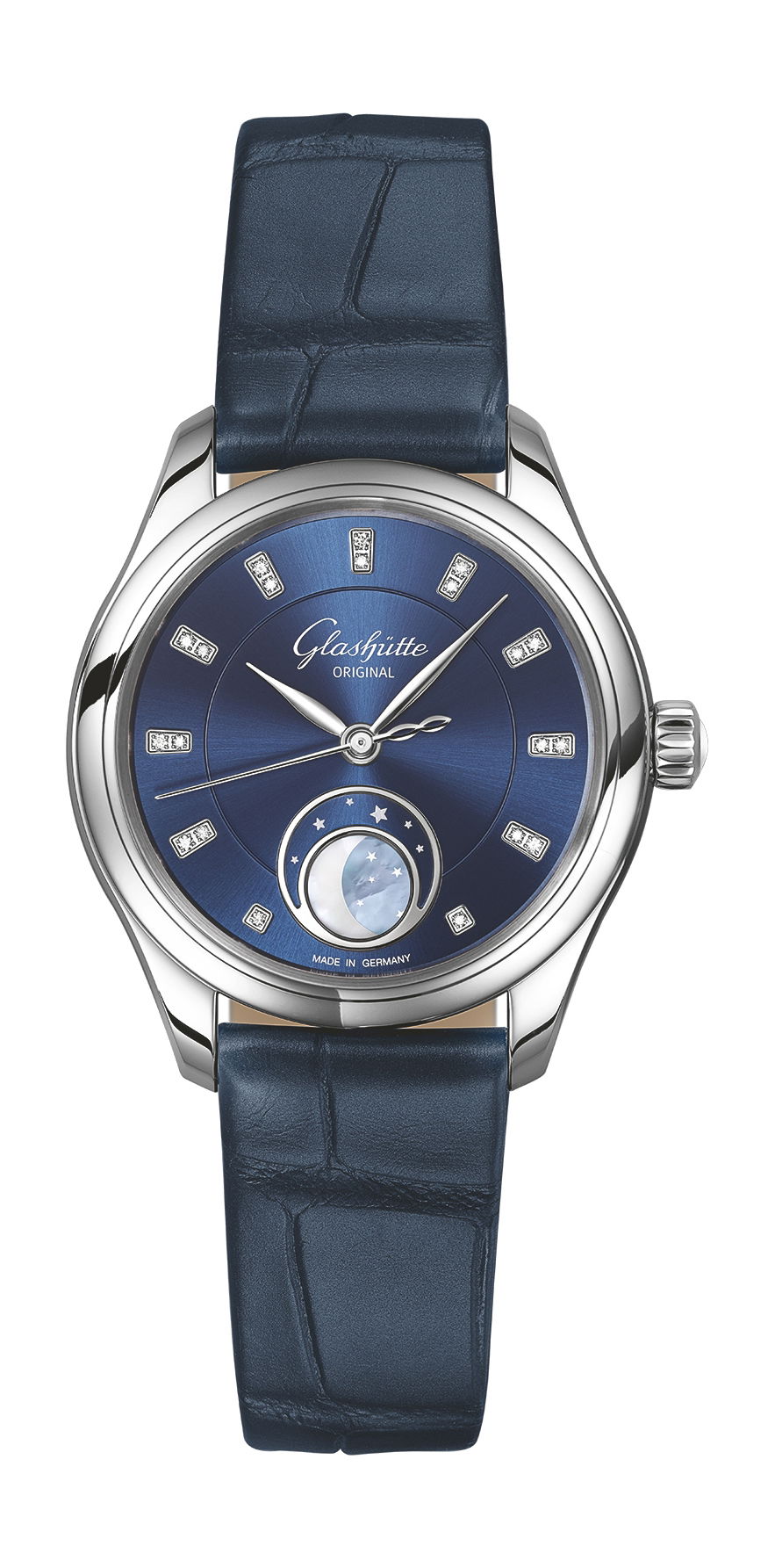 Glashütte Original Serenade Luna luxury timepiece - detailed view