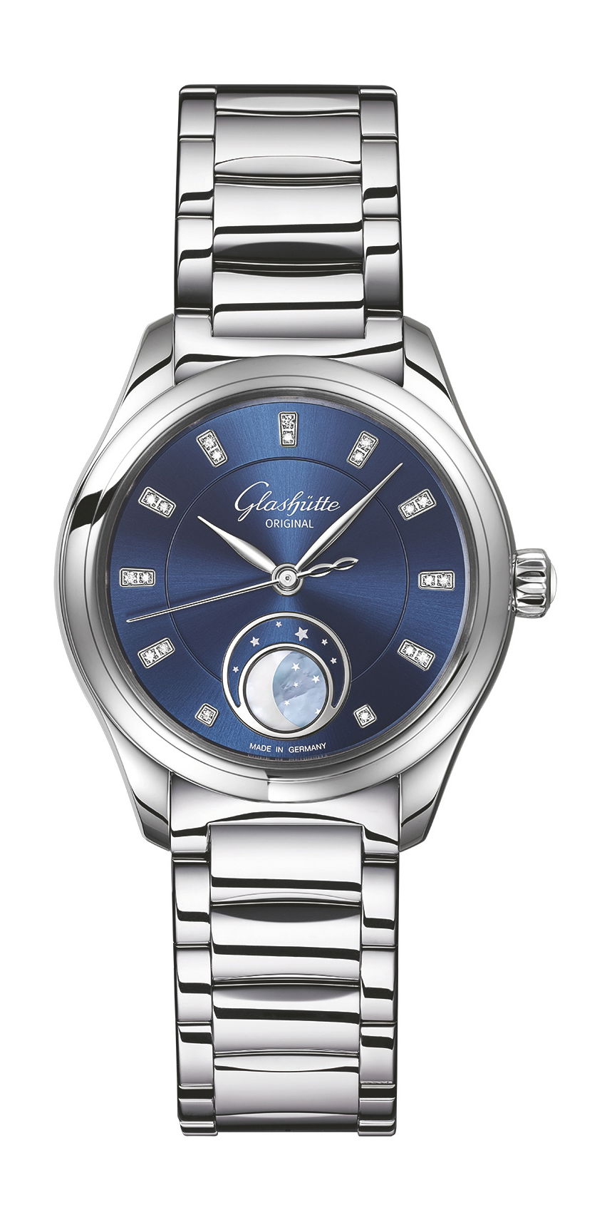 Glashütte Original Serenade Luna luxury timepiece - detailed view