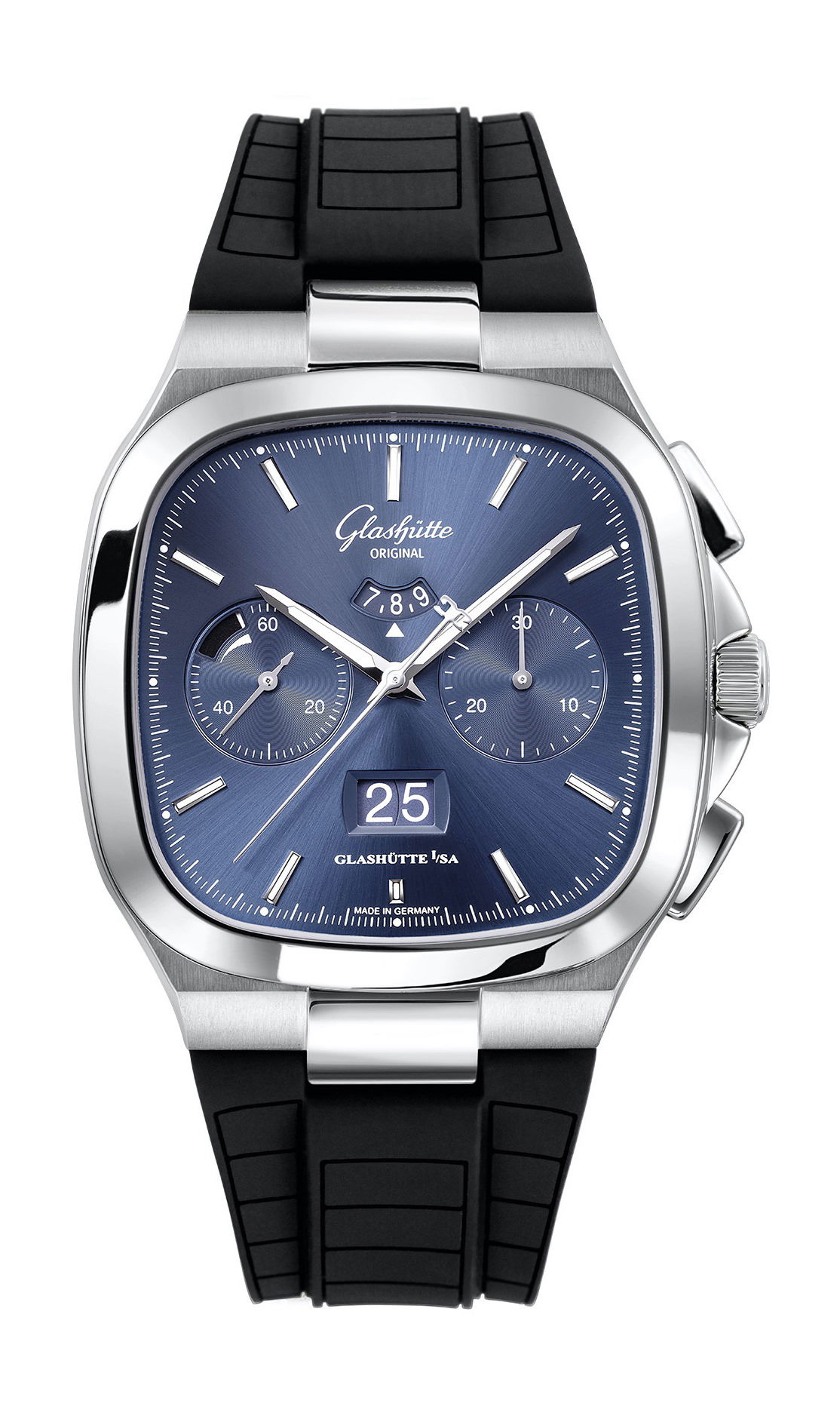 Glashütte Original Seventies Chronograph Panorama Date luxury timepiece - detailed view