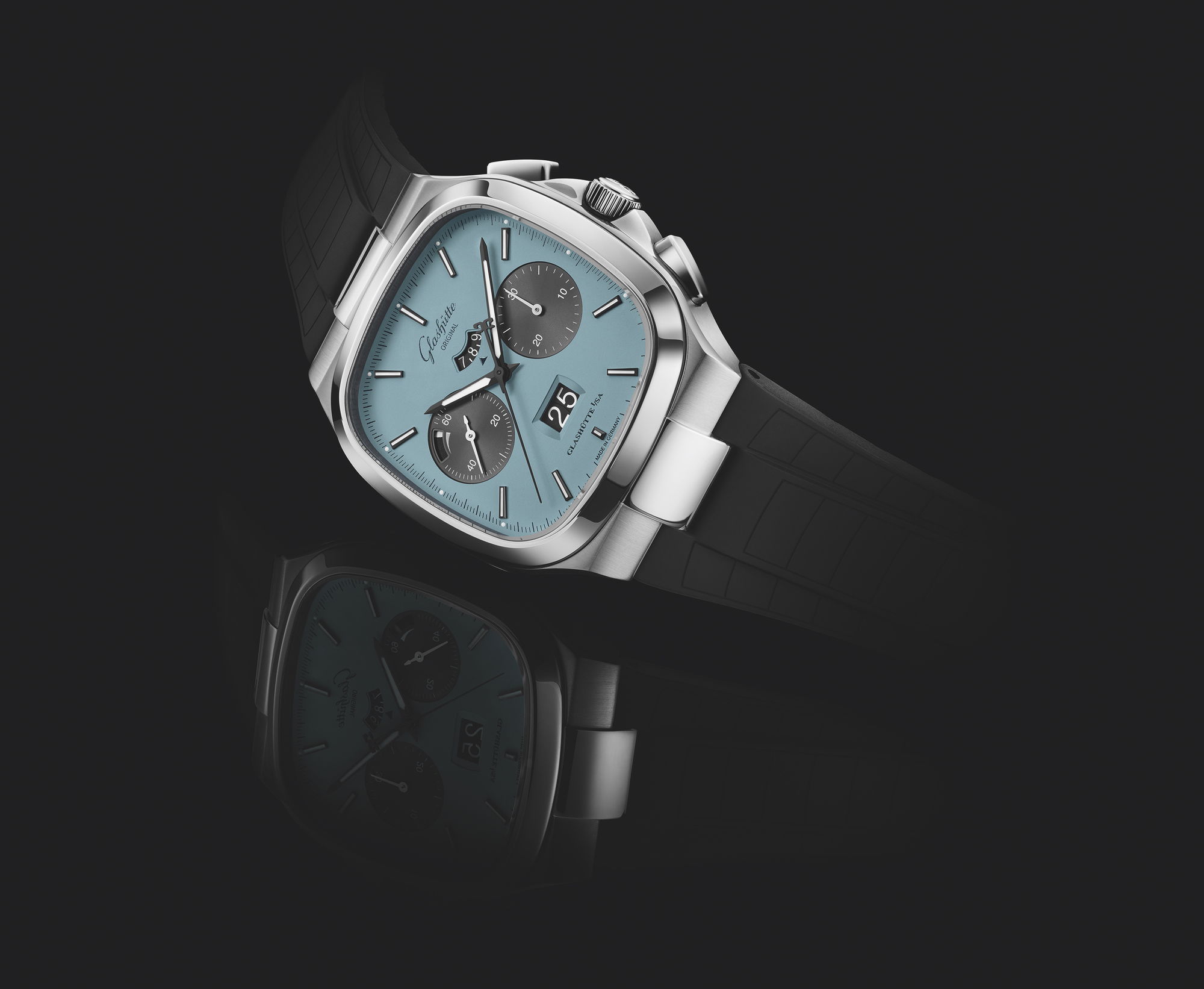 Glashütte Original Seventies Chronograph Panorama Date “Ocean Breeze” - View 2