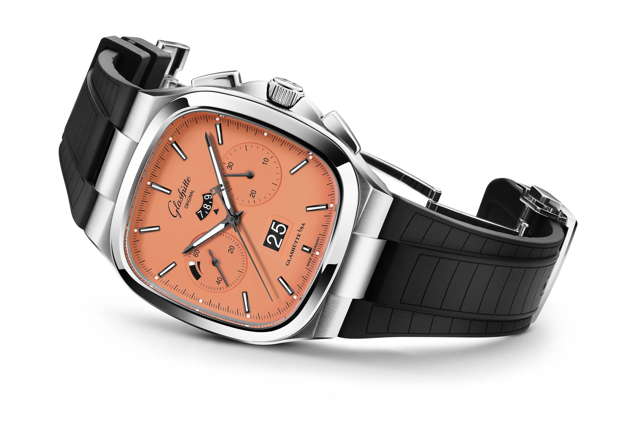 Glashütte Original Seventies Chronograph Panorama Date “Vbing Orange” - View 3