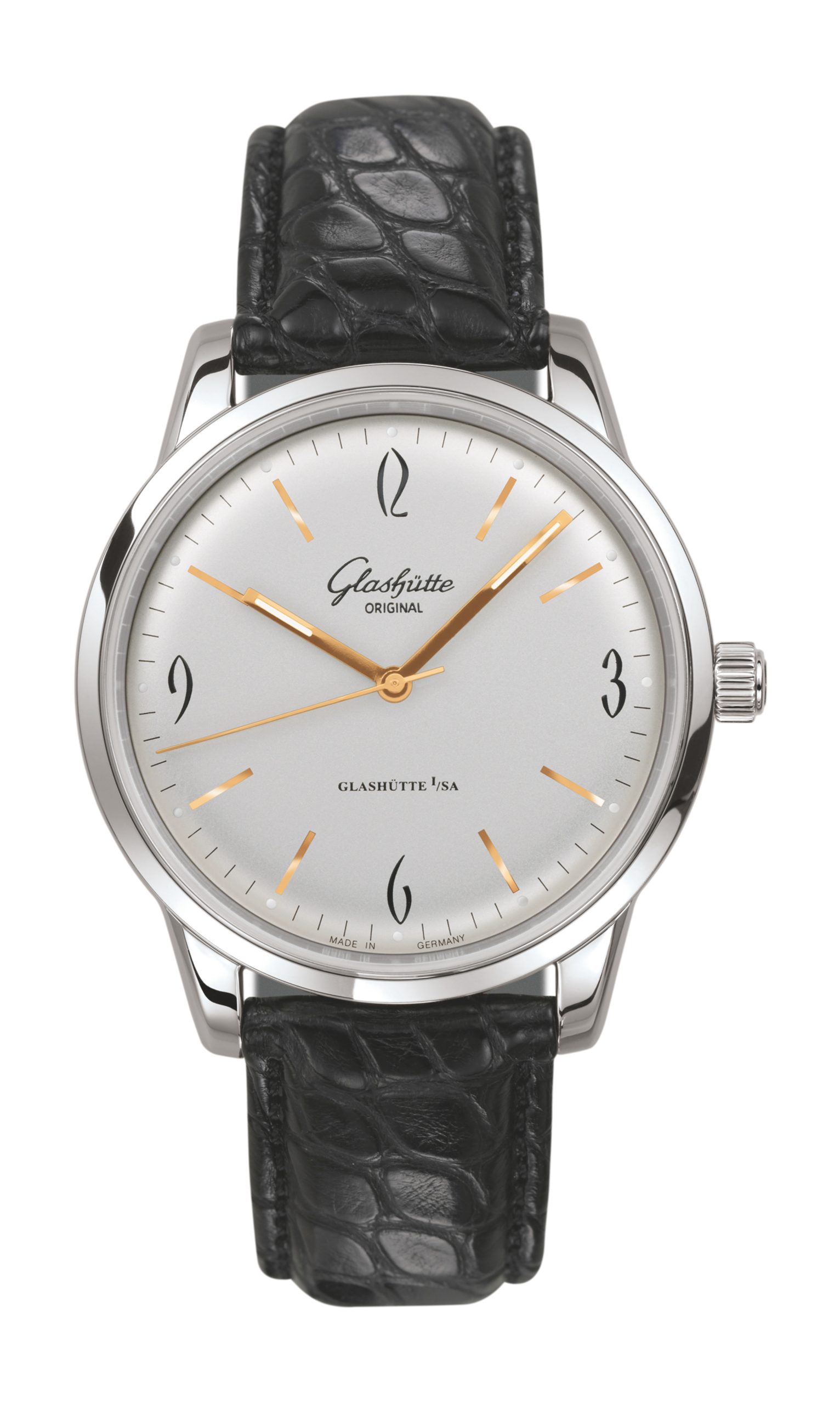 Glashütte Original Sixties luxury timepiece - detailed view