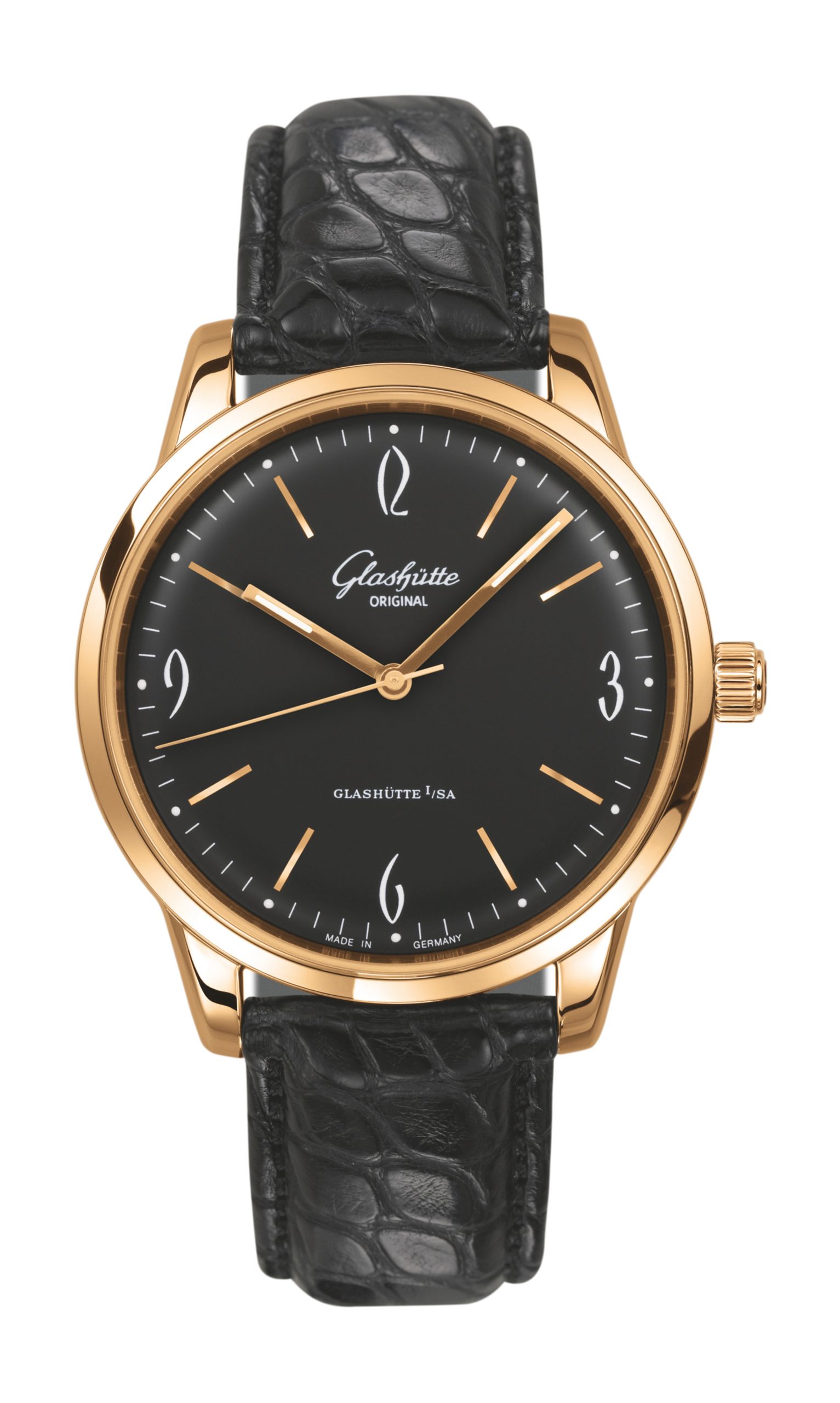 Glashütte Original Sixties luxury timepiece - detailed view