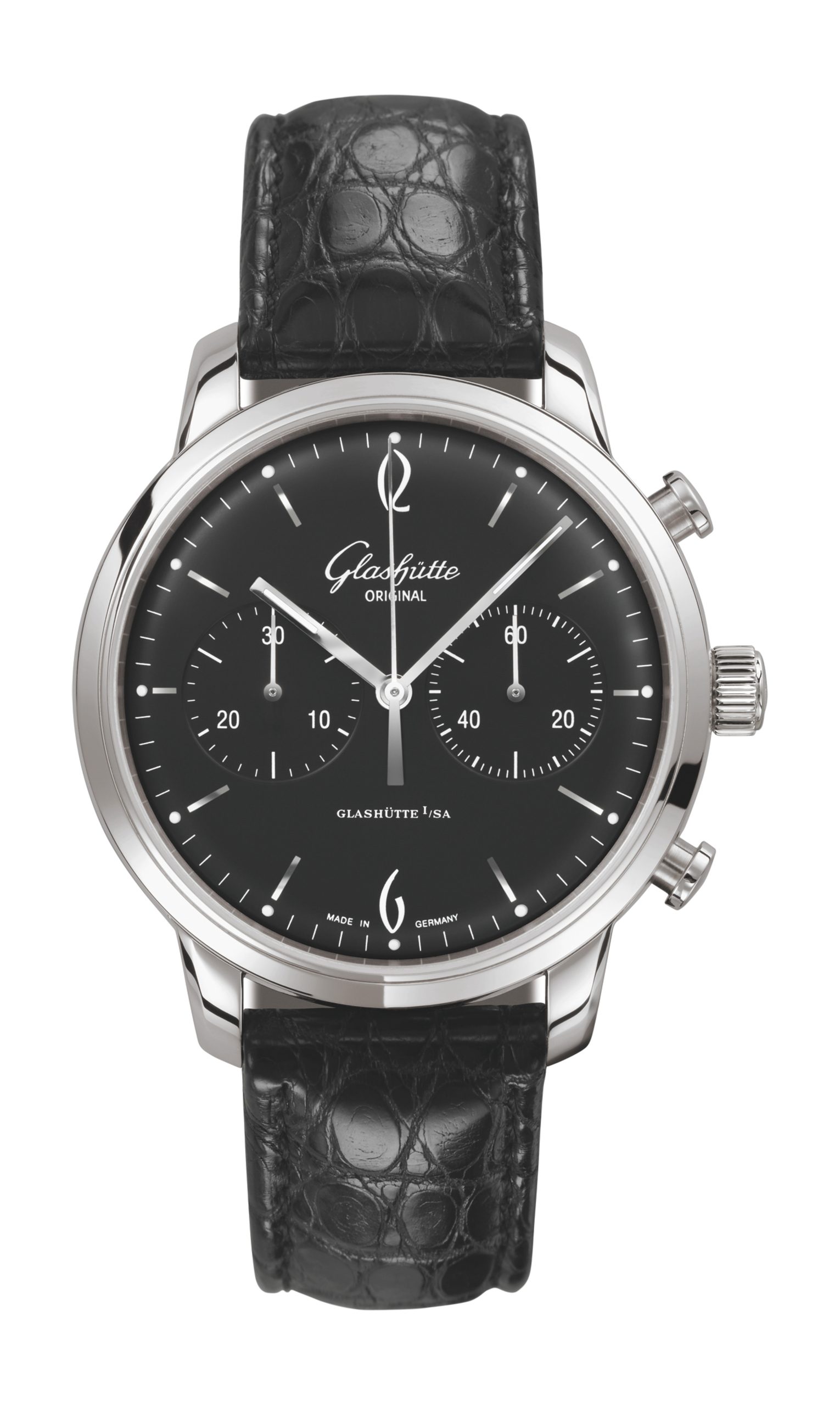 Glashütte Original Sixties Chronograph luxury timepiece - detailed view