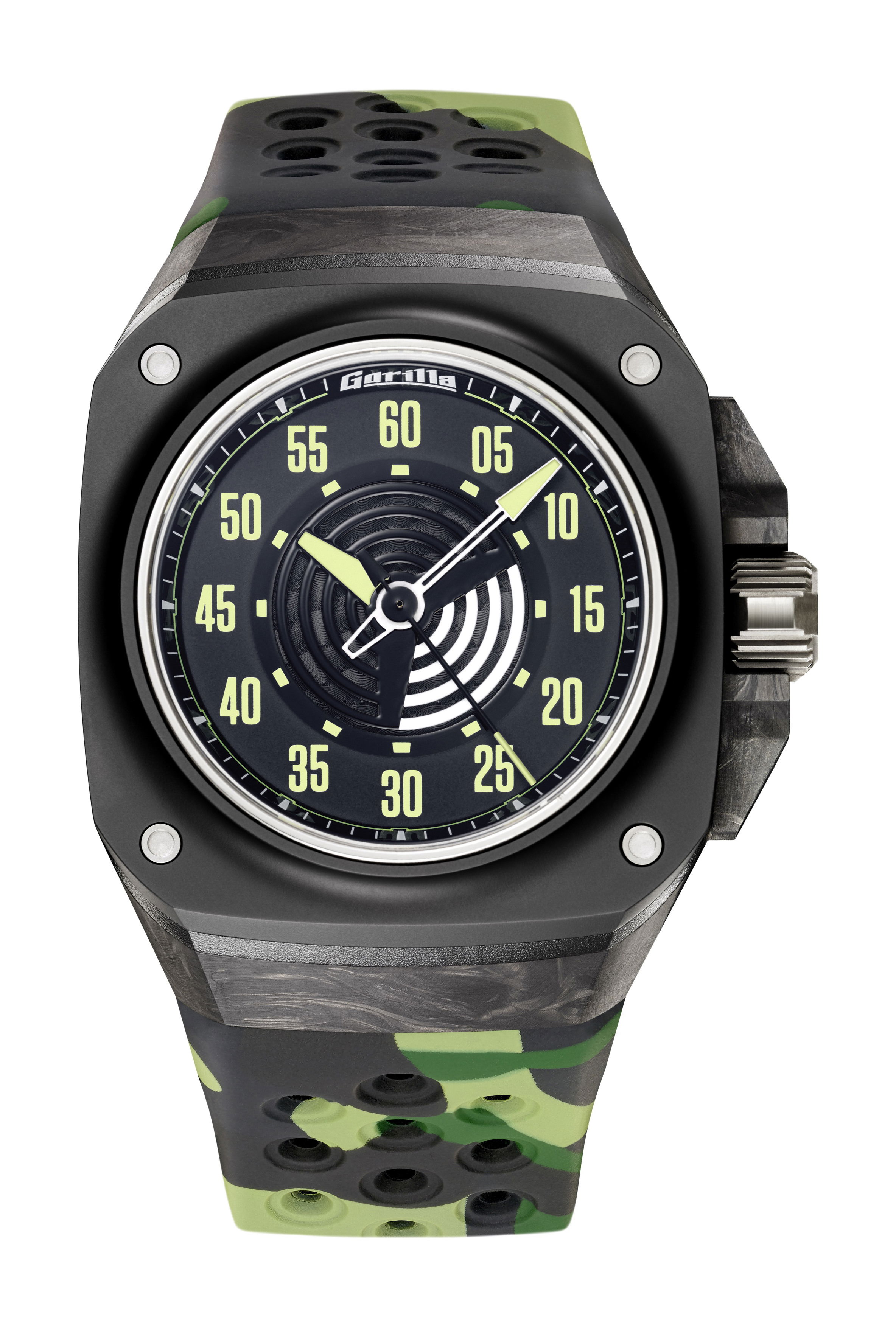 Gorilla Fastback Phantom Black luxury timepiece - detailed view