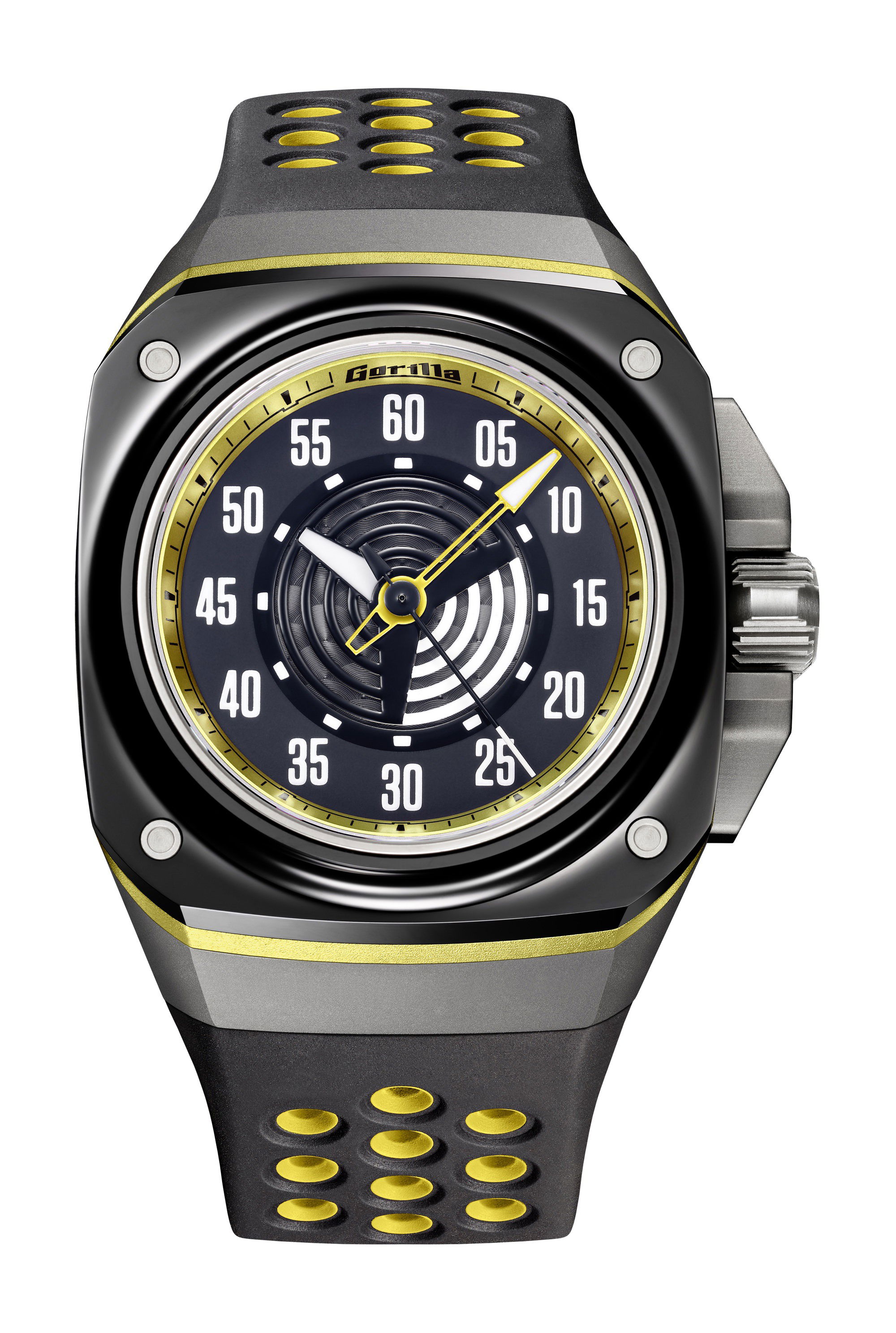 Gorilla Fastback Stinger Yellow luxury timepiece - detailed view