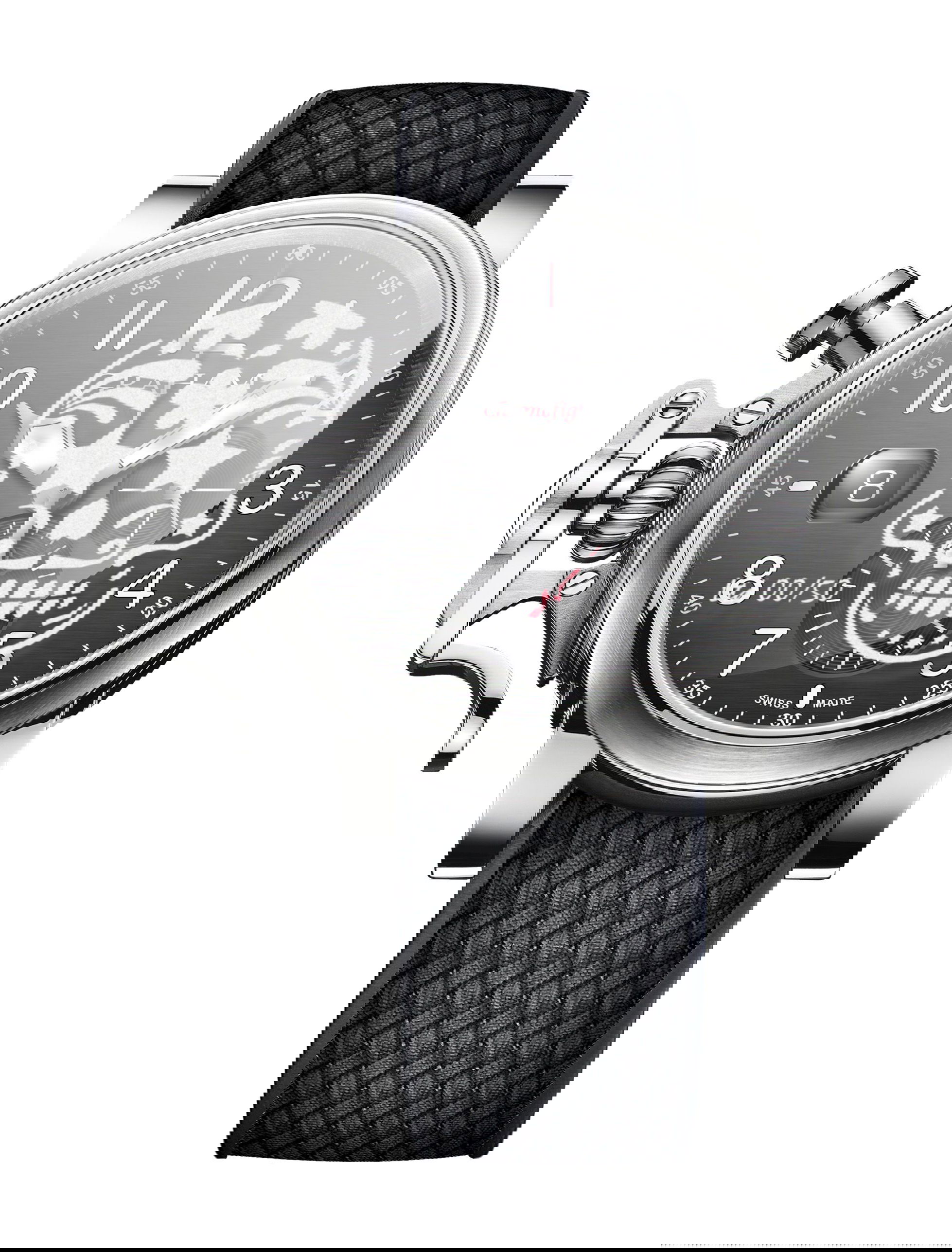 Graham Chronofighter Grand Vintage Skull luxury timepiece - detailed view