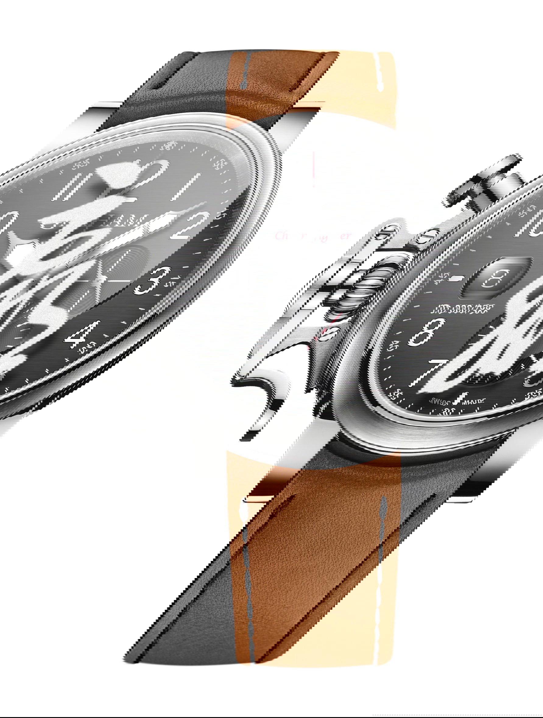 Graham Chronofighter Grand Vintage “Win” Chinese Character luxury timepiece - detailed view