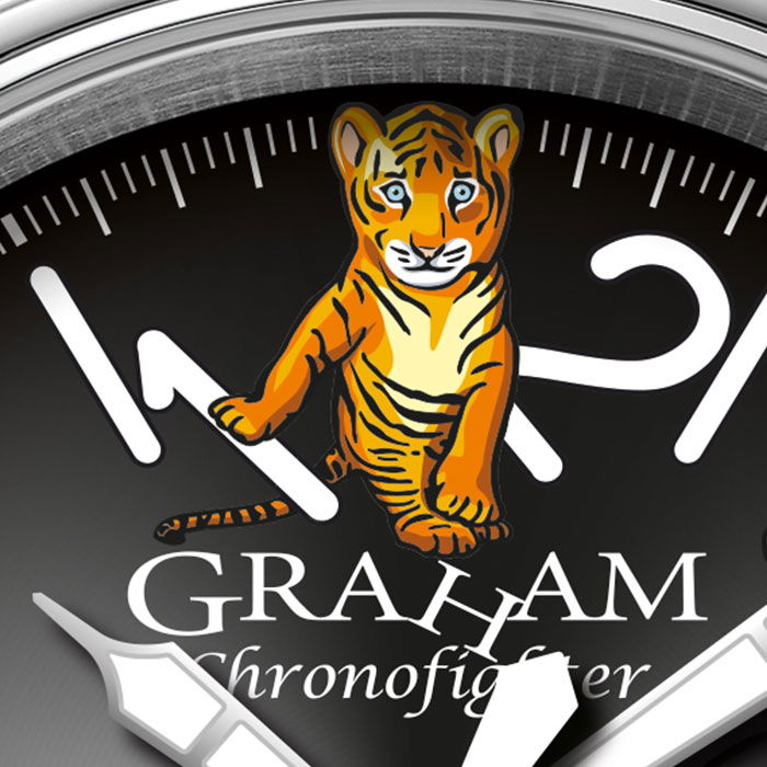 Graham Chronofighter Vintage Ltd Tiger - View 3
