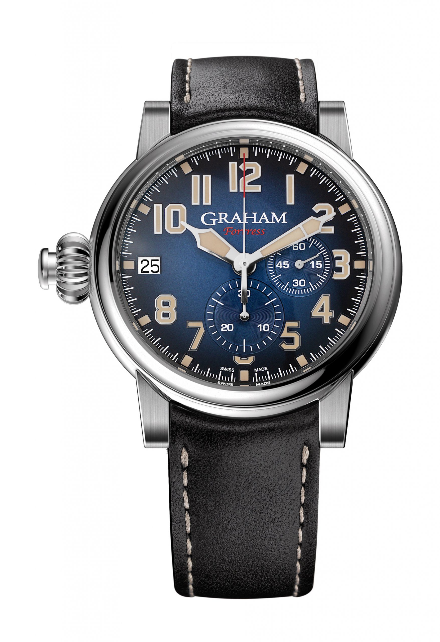 Graham Fortress Ltd luxury timepiece - detailed view