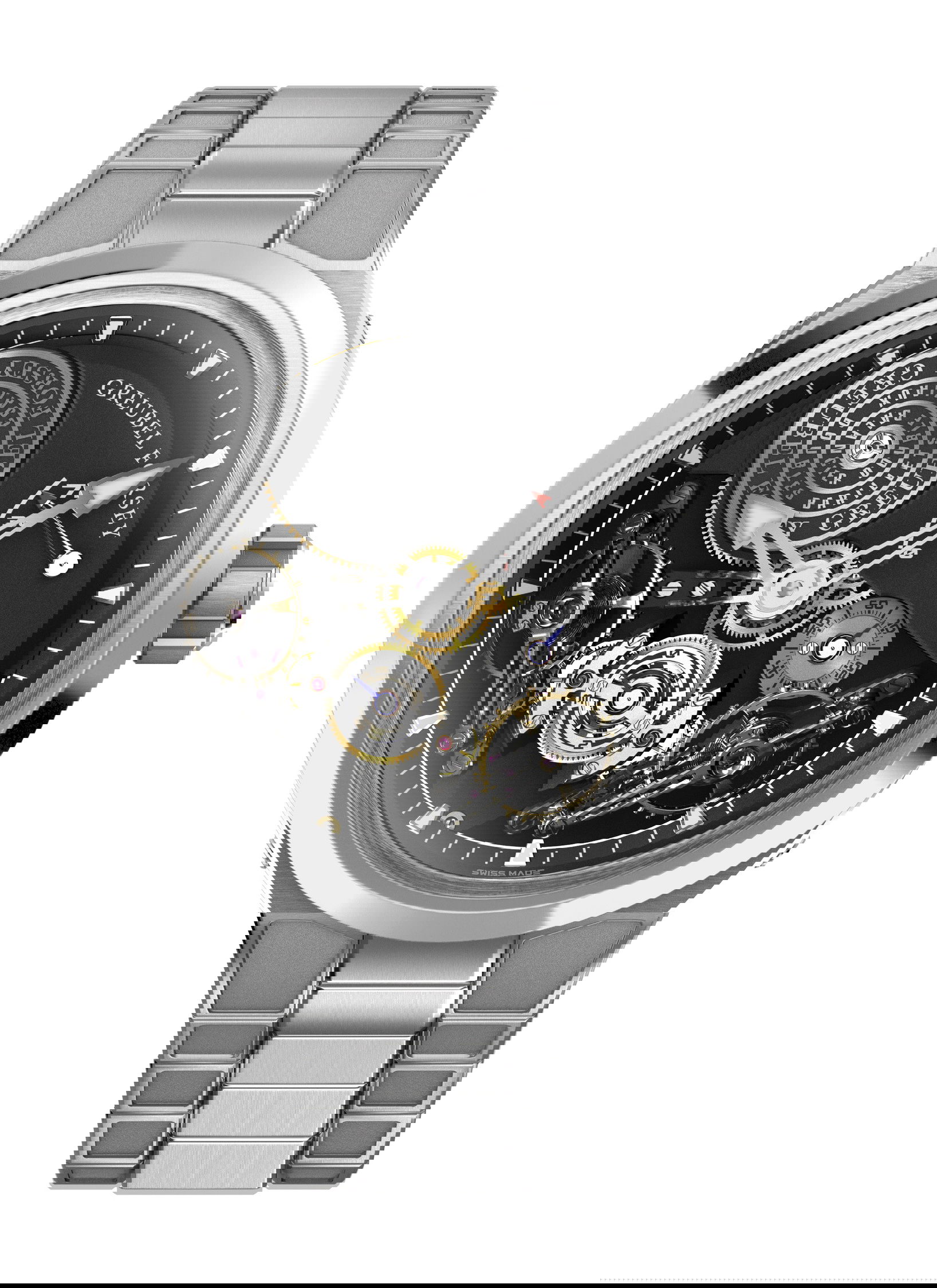 Greubel Forsey Double Balancier Convexe luxury timepiece - detailed view