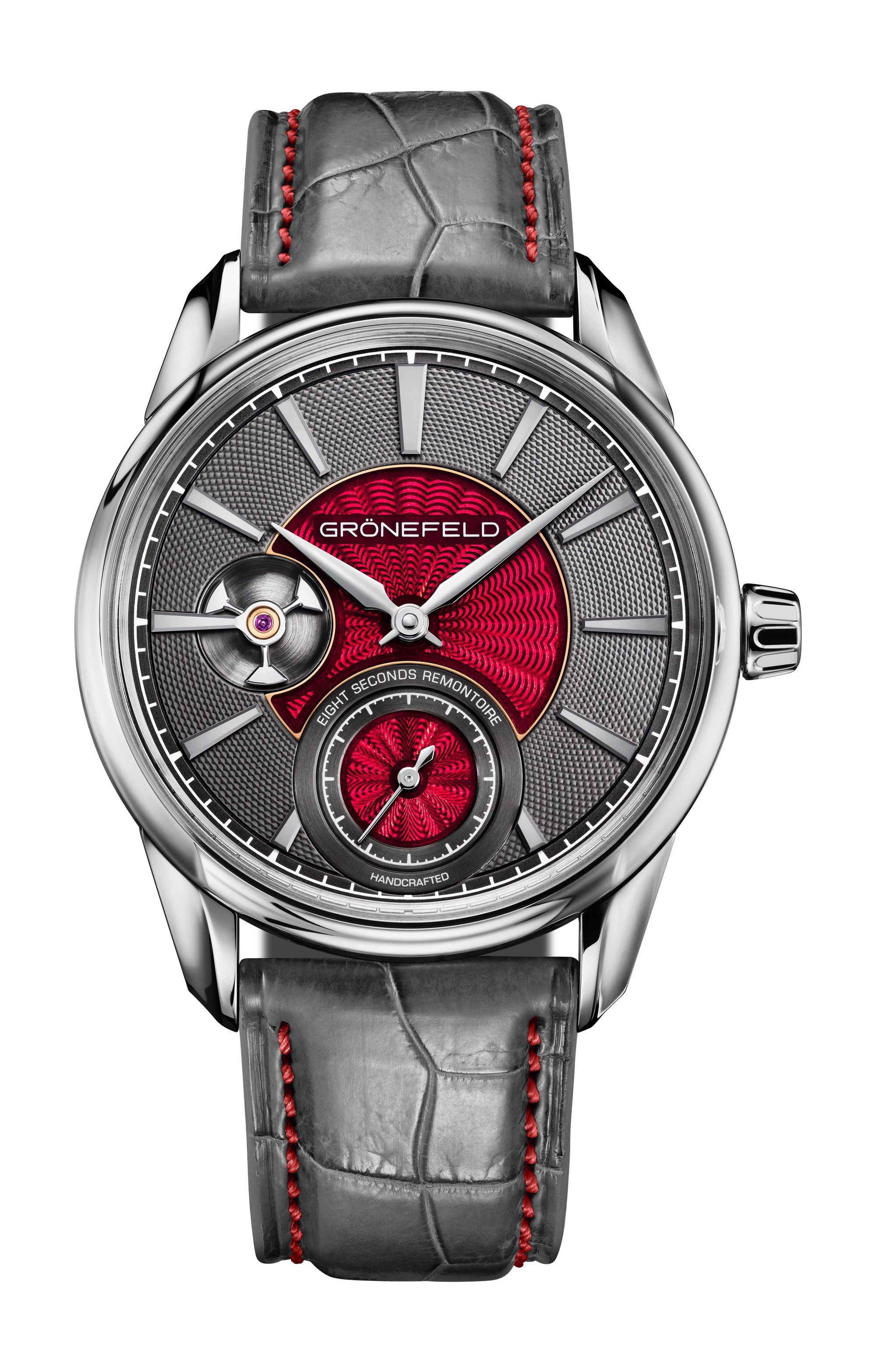 Gronefeld 1941 Remontoire Bespoke Guilloché & Ename ST watch