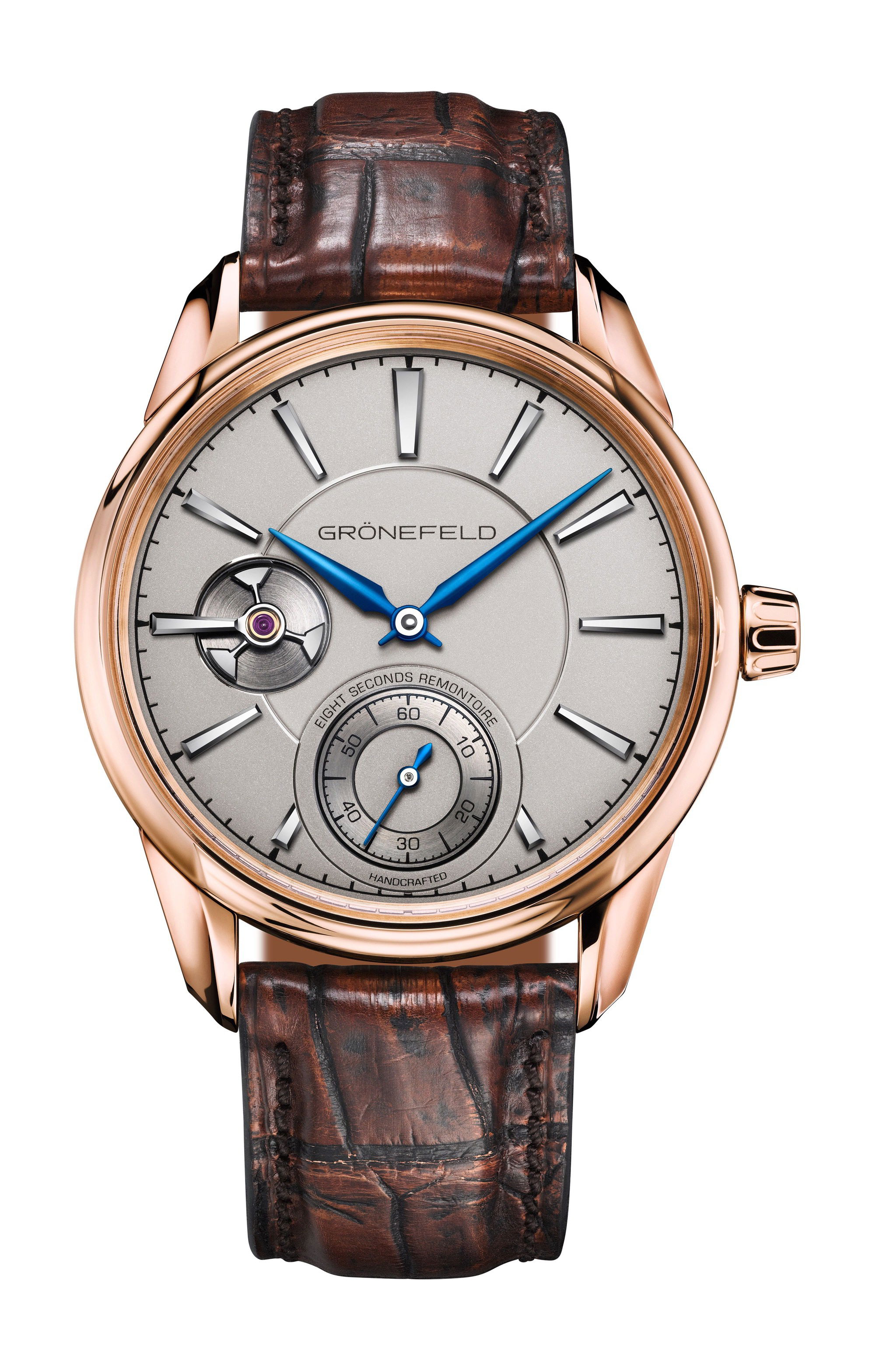 Grönefeld 1941 Remontoire Constant Force RG luxury timepiece - detailed view