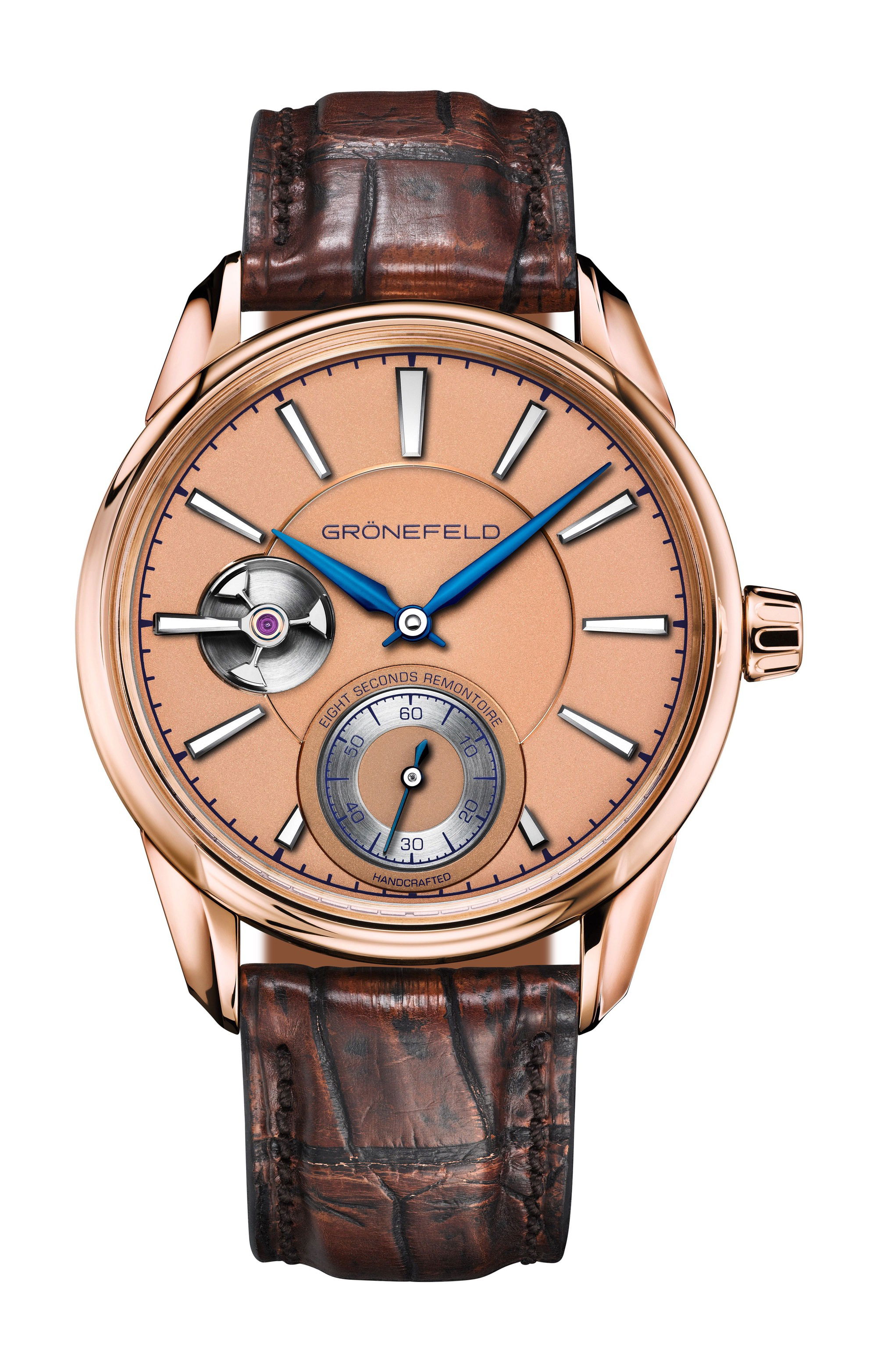 Grönefeld 1941 Remontoire Constant Force RG luxury timepiece - detailed view