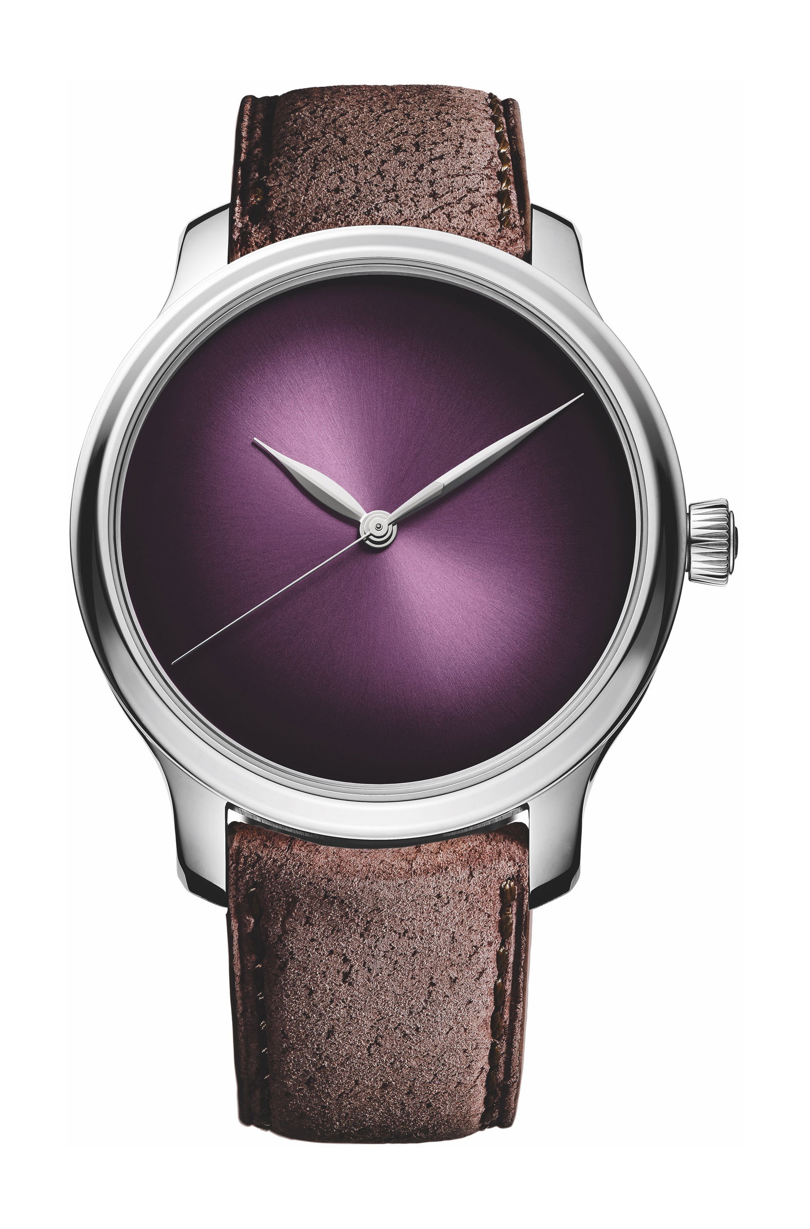 H. Moser & Cie Endeavour Centre Seconds Concept Purple Haze luxury timepiece - detailed view