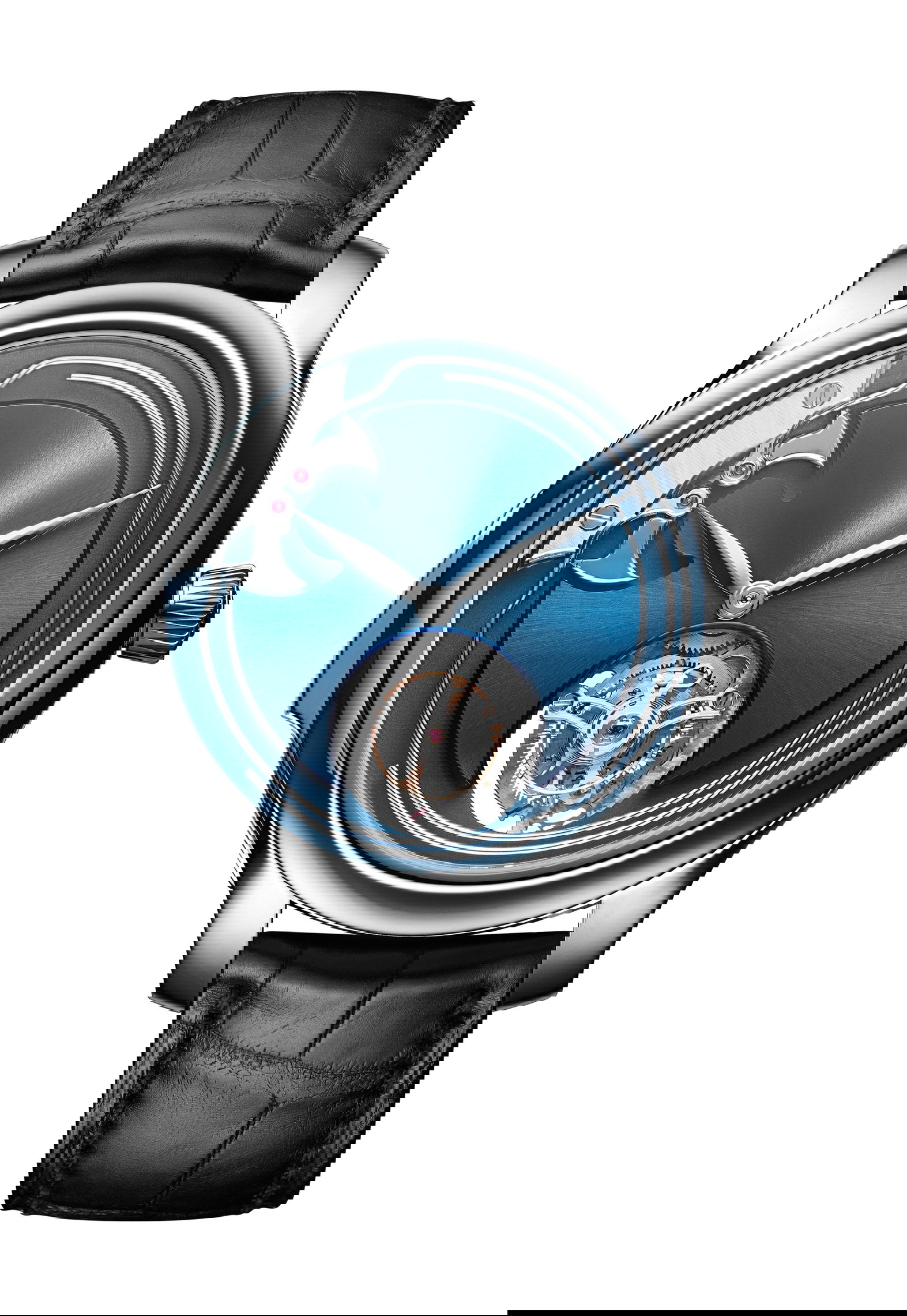 H. Moser & Cie Endeavour Concept Minute Repeater Tourbillon luxury timepiece - detailed view