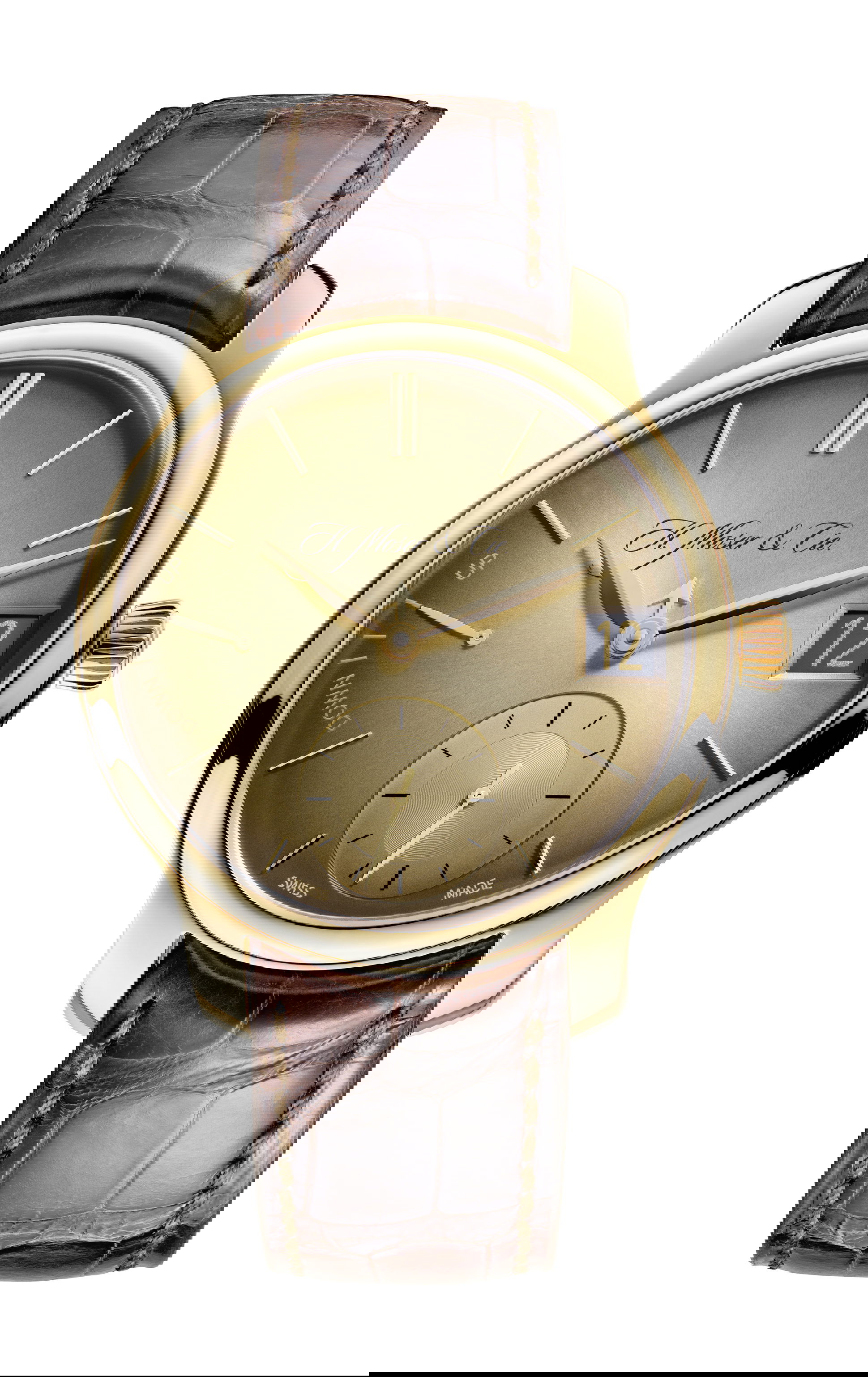 H. Moser & Cie Endeavour Perpetual Calendar luxury timepiece - detailed view
