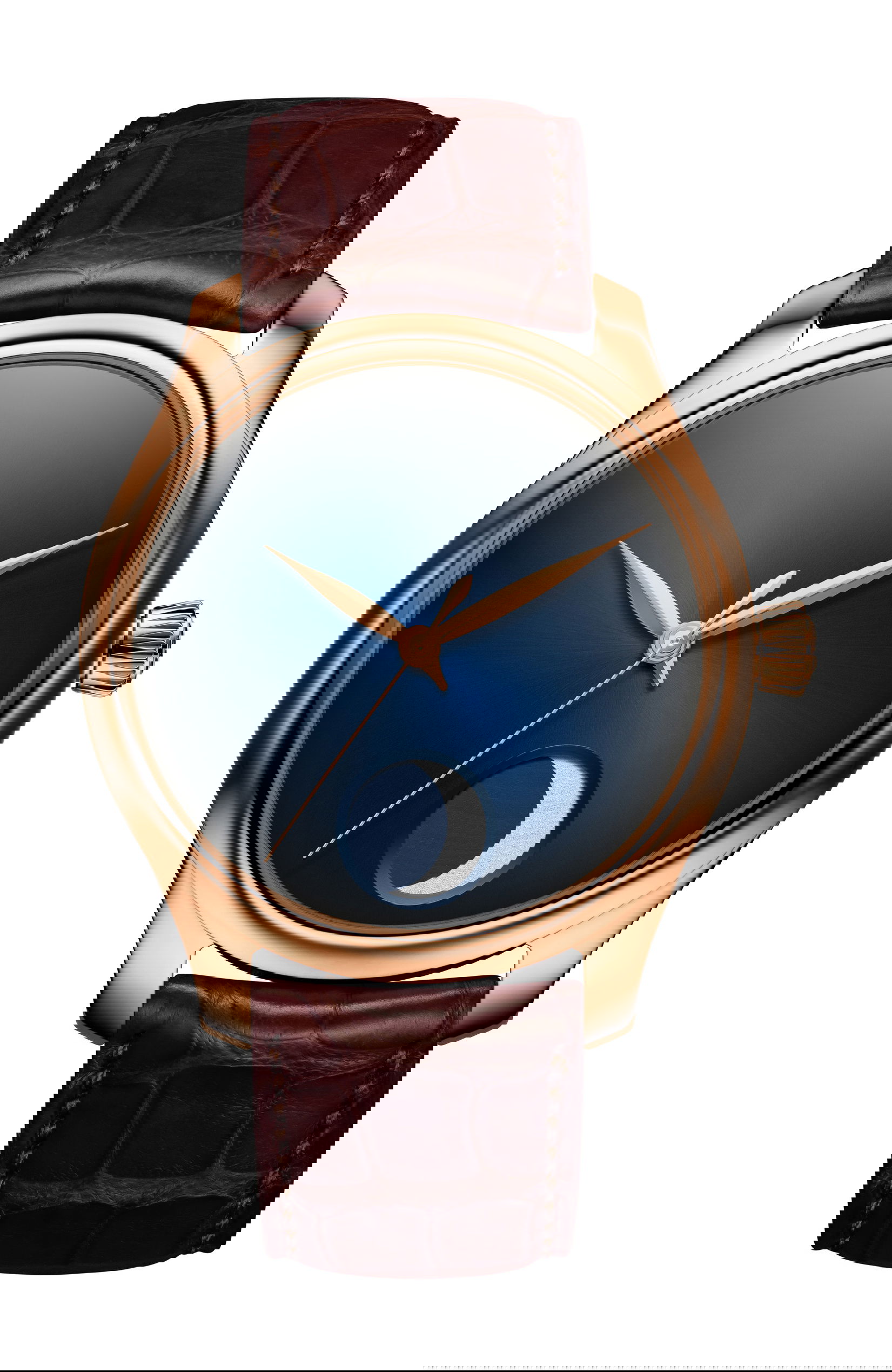H. Moser & Cie Endeavour Perpetual Moon luxury timepiece - detailed view