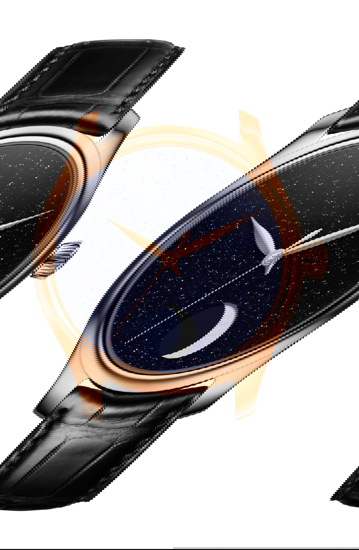 H. Moser & Cie Endeavour Perpetual Moon luxury timepiece - detailed view