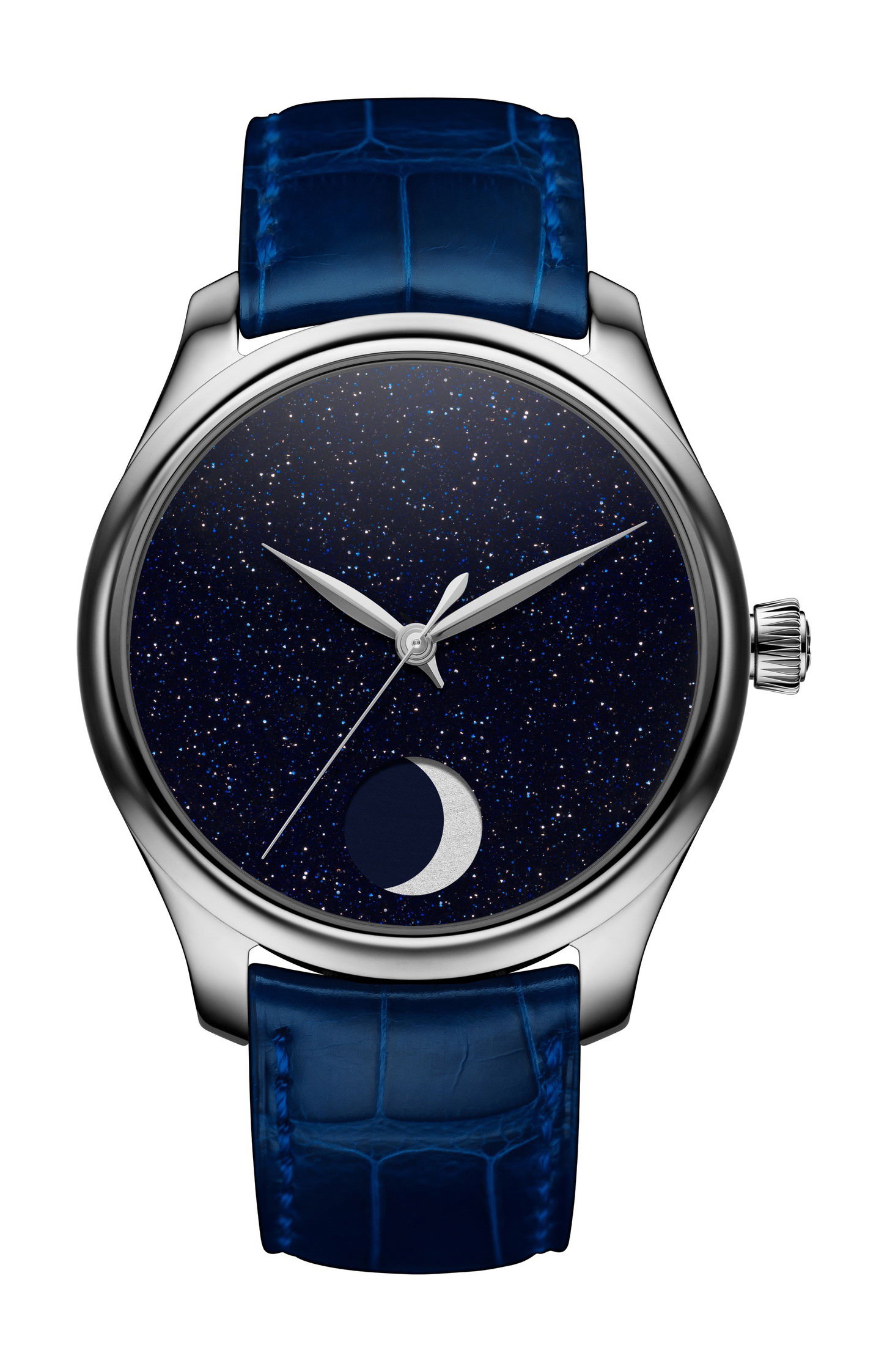 H. Moser & Cie Endeavour Perpetual Moon luxury timepiece - detailed view